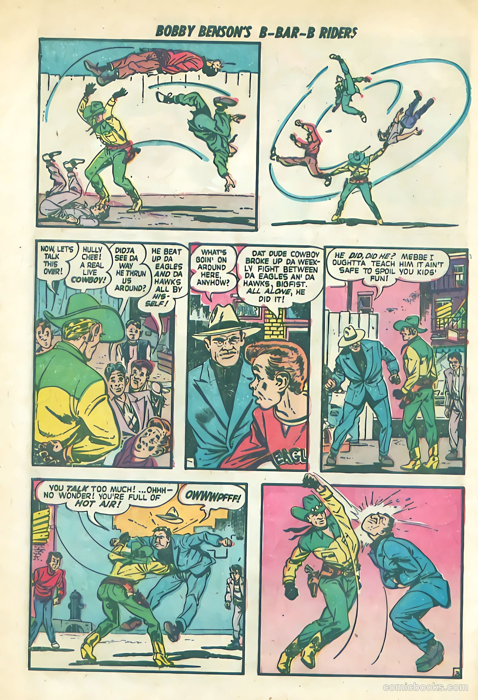 Bobby Benson's B-Bar-B Riders #9 (1951) — page 28 of 36