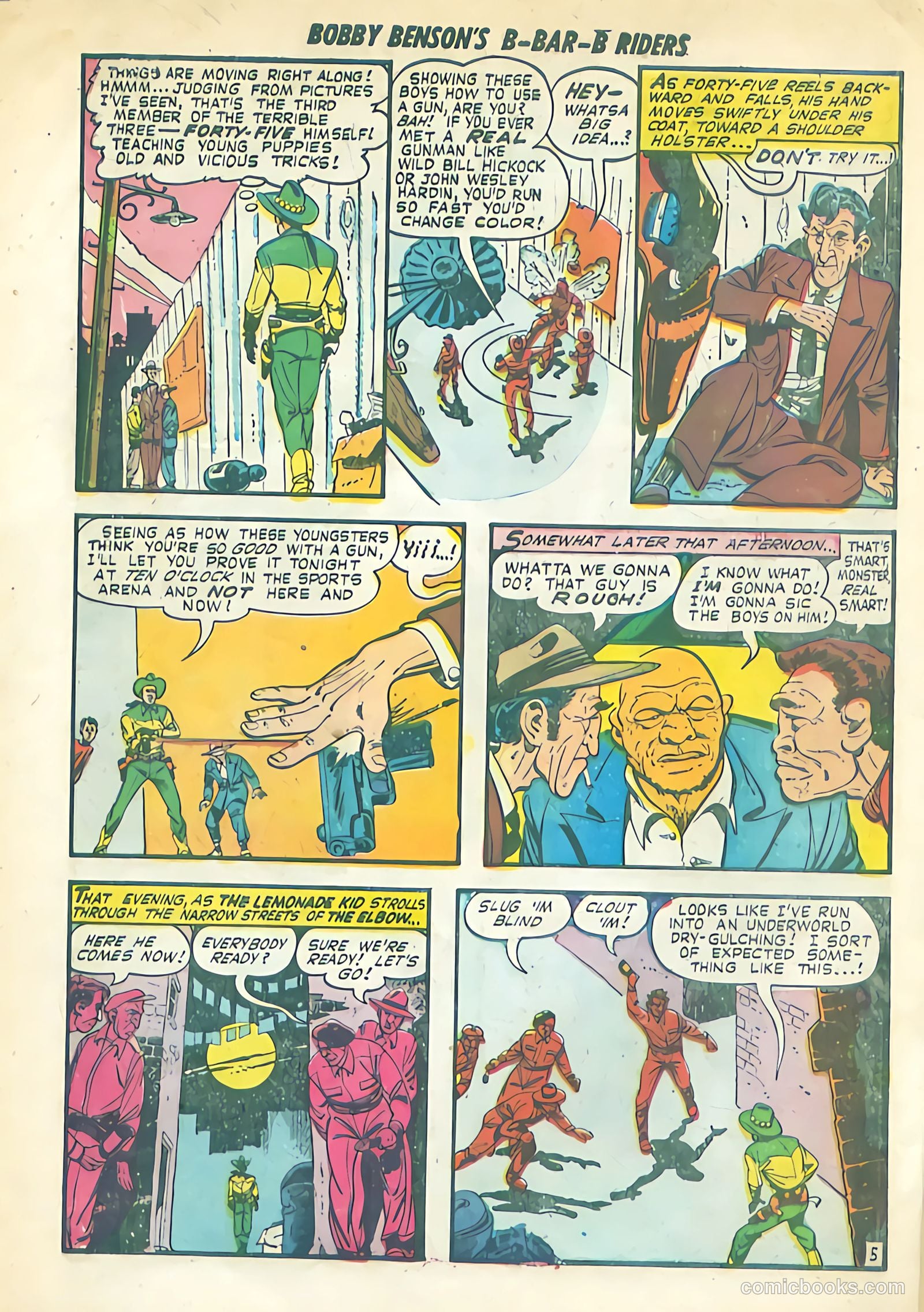Bobby Benson's B-Bar-B Riders #9 (1951) — page 30 of 36