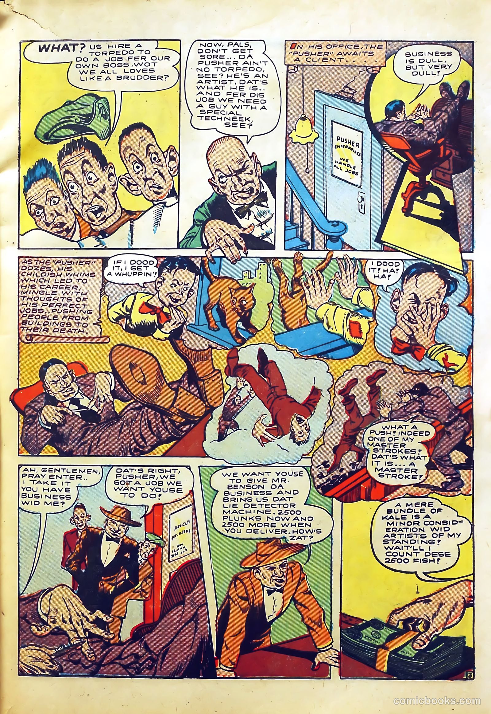 Bomber Comics #1 (1944) — page 5 of 60