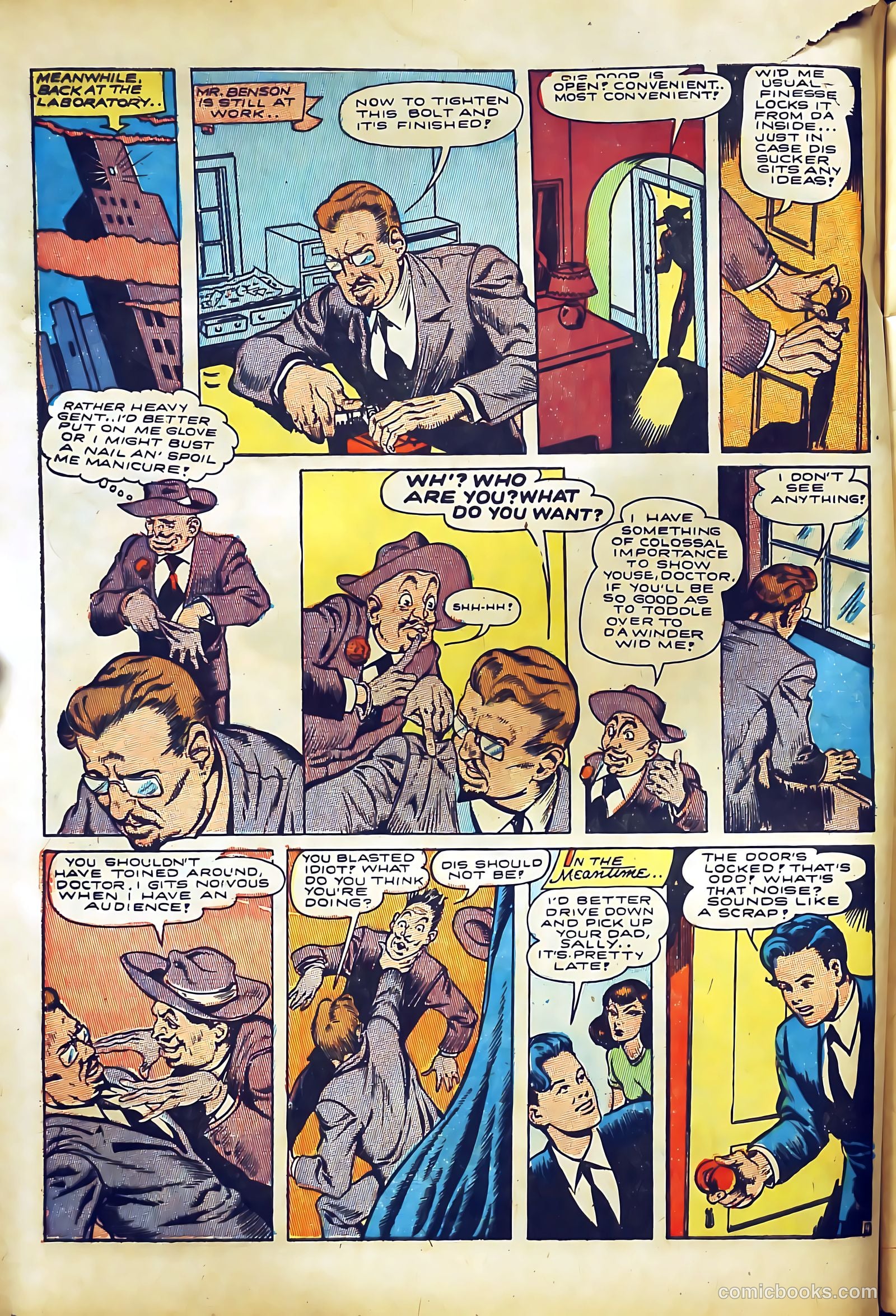 Bomber Comics #1 (1944) — page 6 of 60