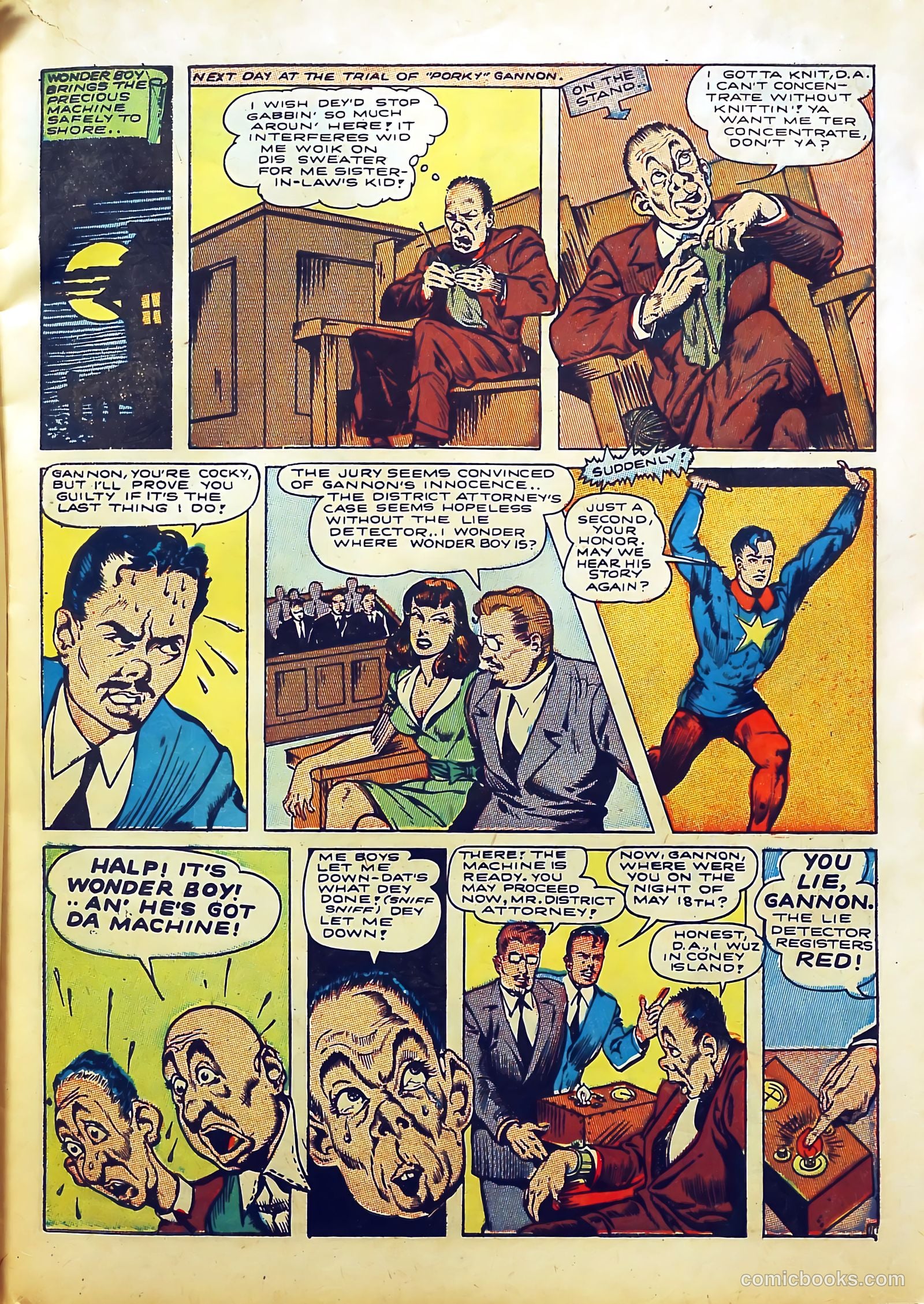 Bomber Comics #1 (1944) — page 13 of 60