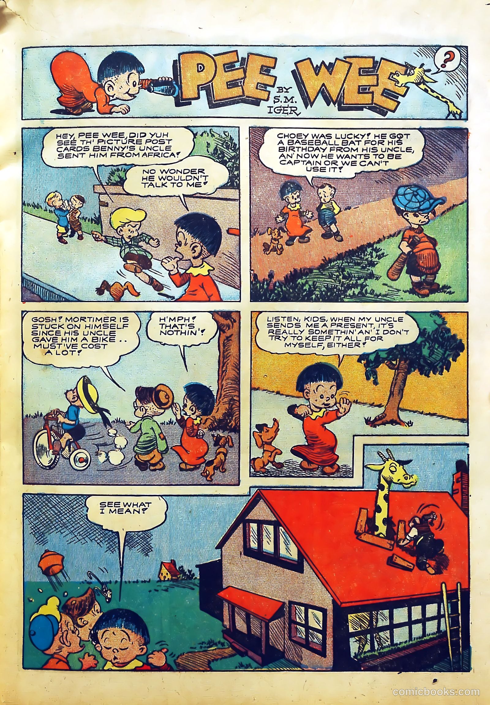 Bomber Comics #1 (1944) — page 15 of 60