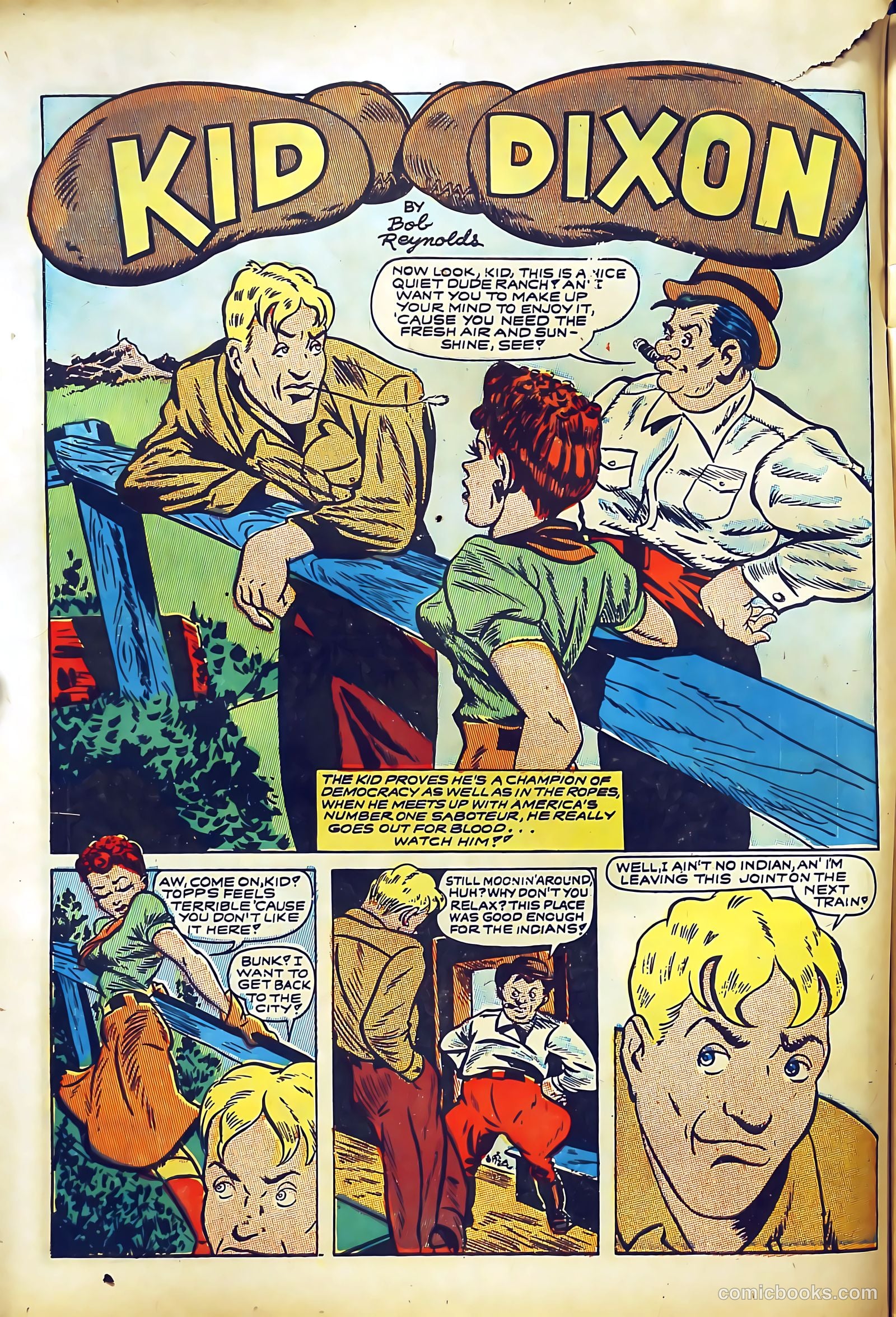 Bomber Comics #1 (1944) — page 16 of 60