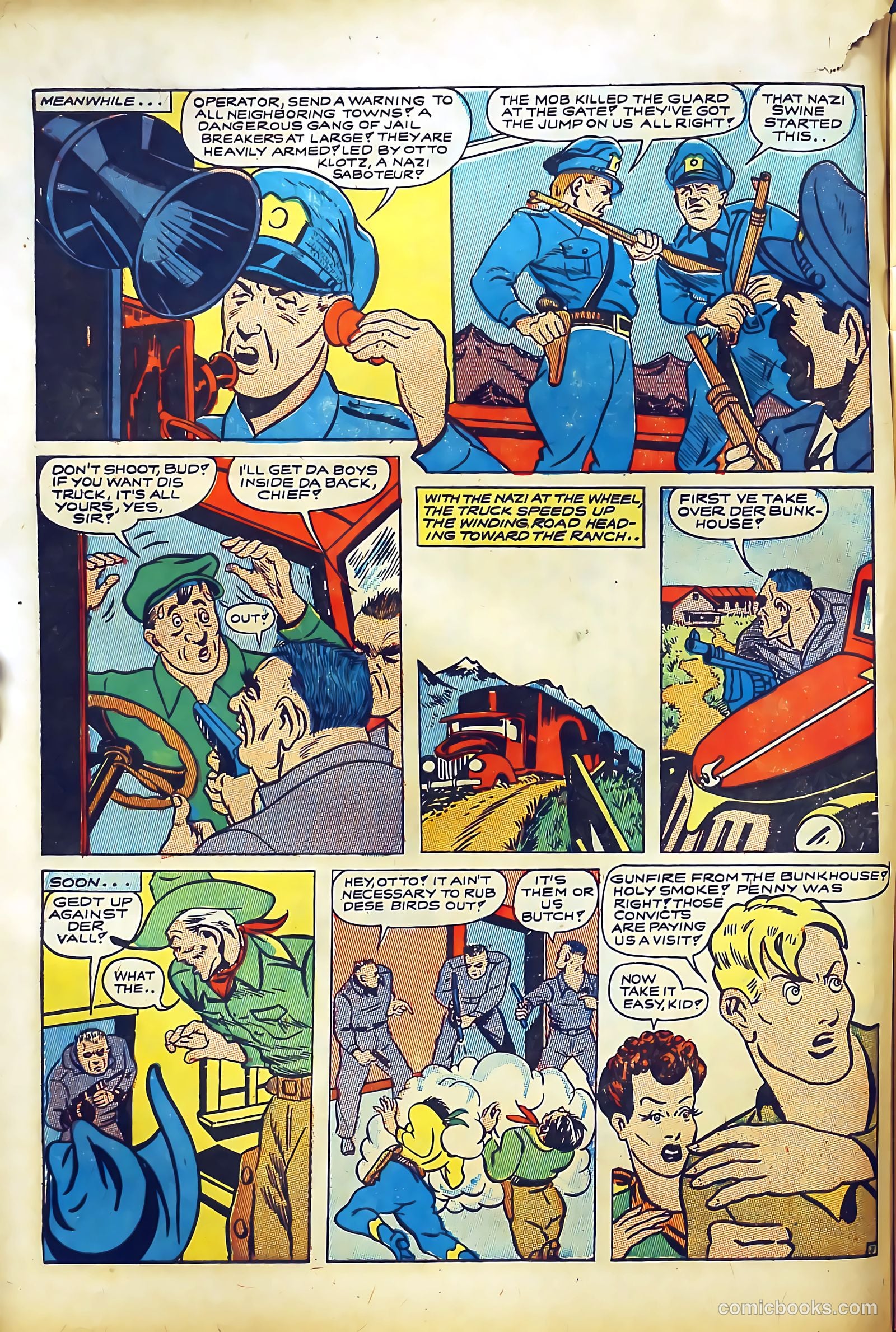 Bomber Comics #1 (1944) — page 18 of 60