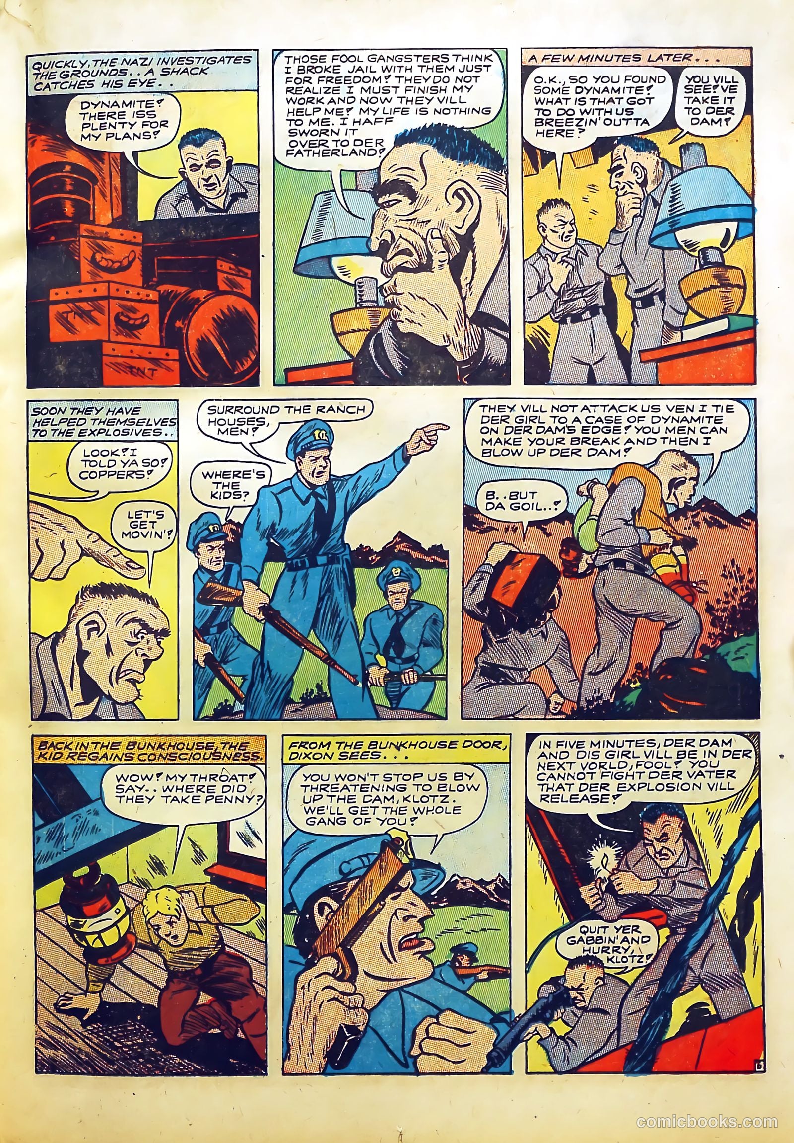 Bomber Comics #1 (1944) — page 21 of 60
