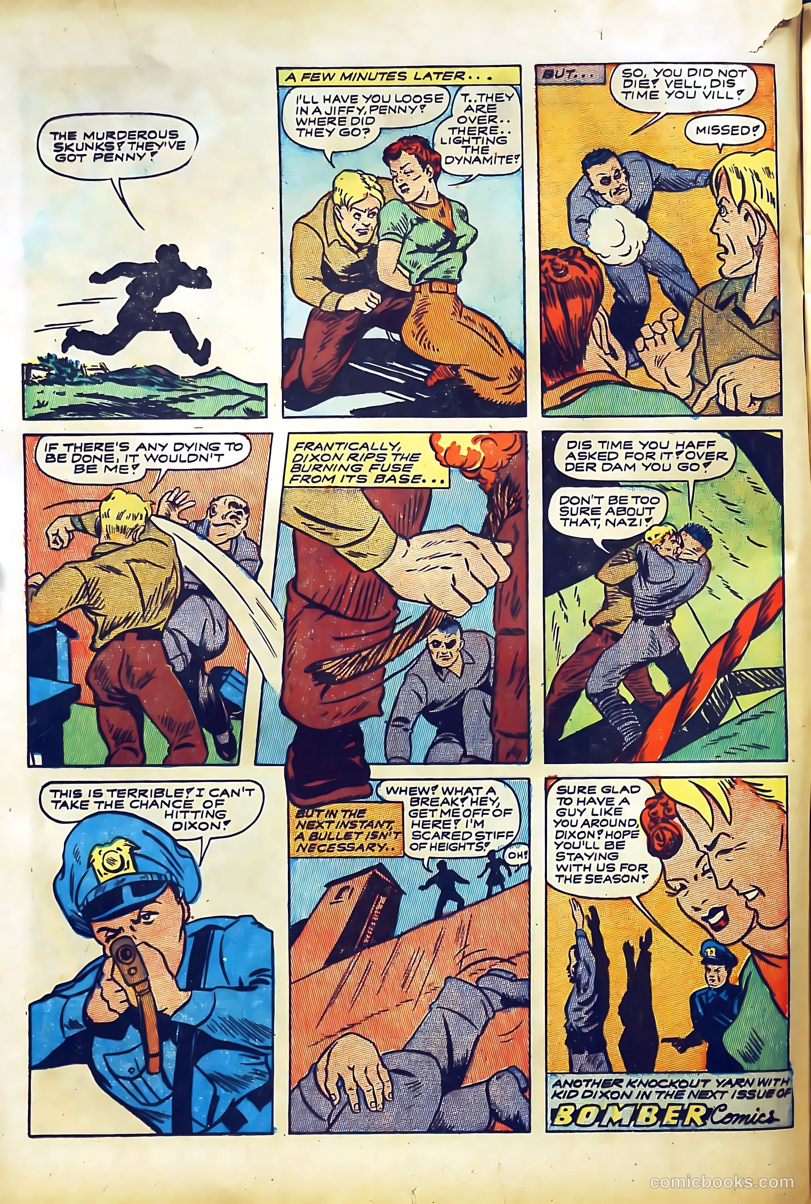 Bomber Comics #1 (1944) — page 22 of 60