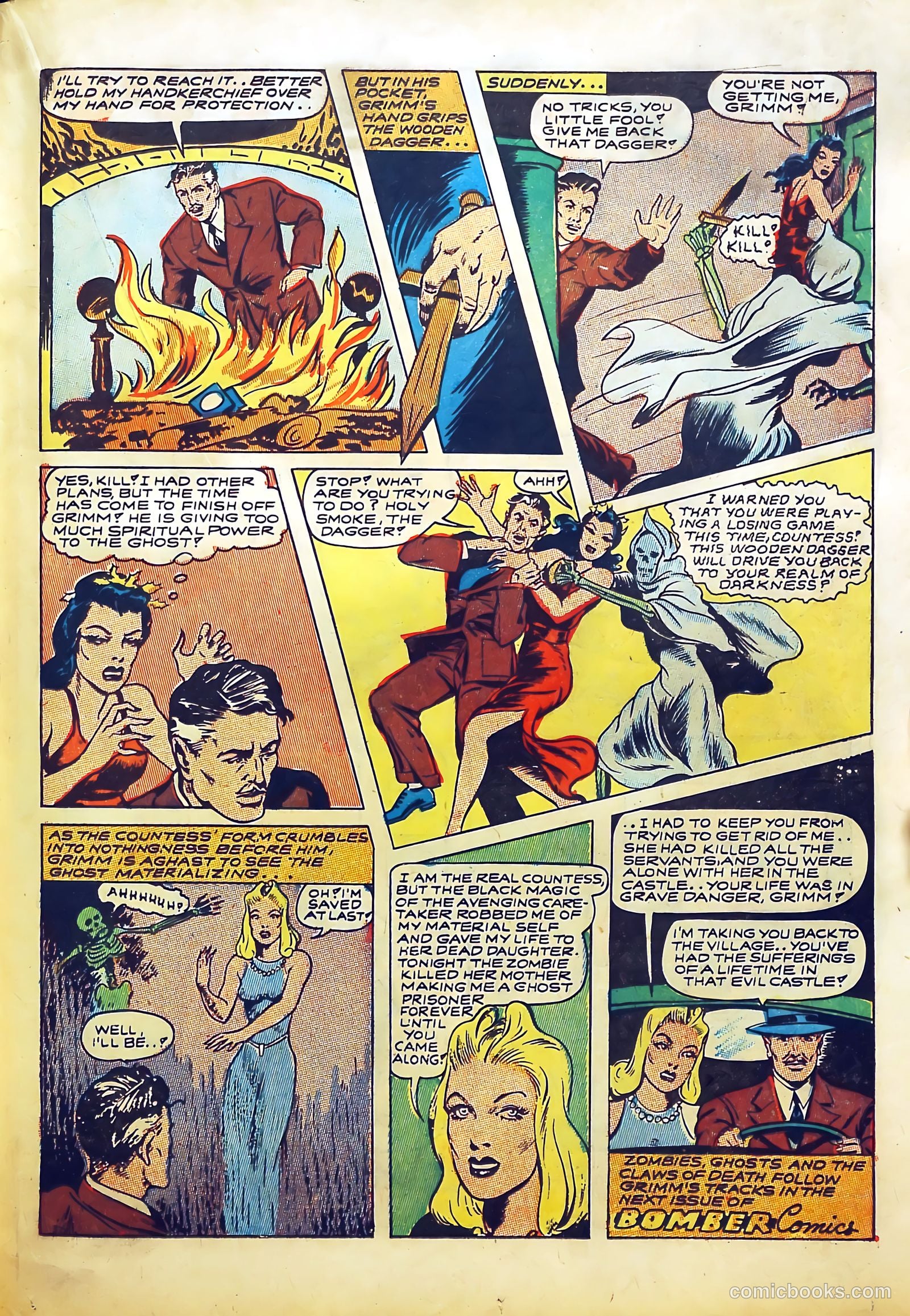 Bomber Comics #1 (1944) — page 35 of 60