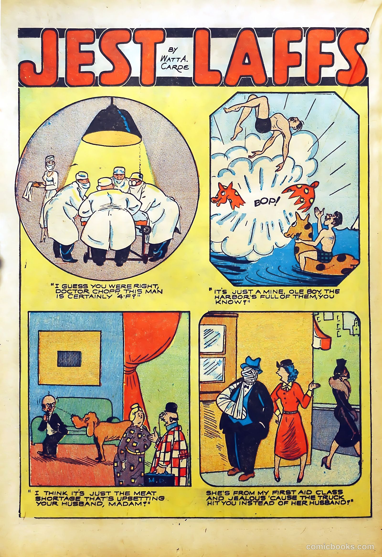 Bomber Comics #1 (1944) — page 36 of 60