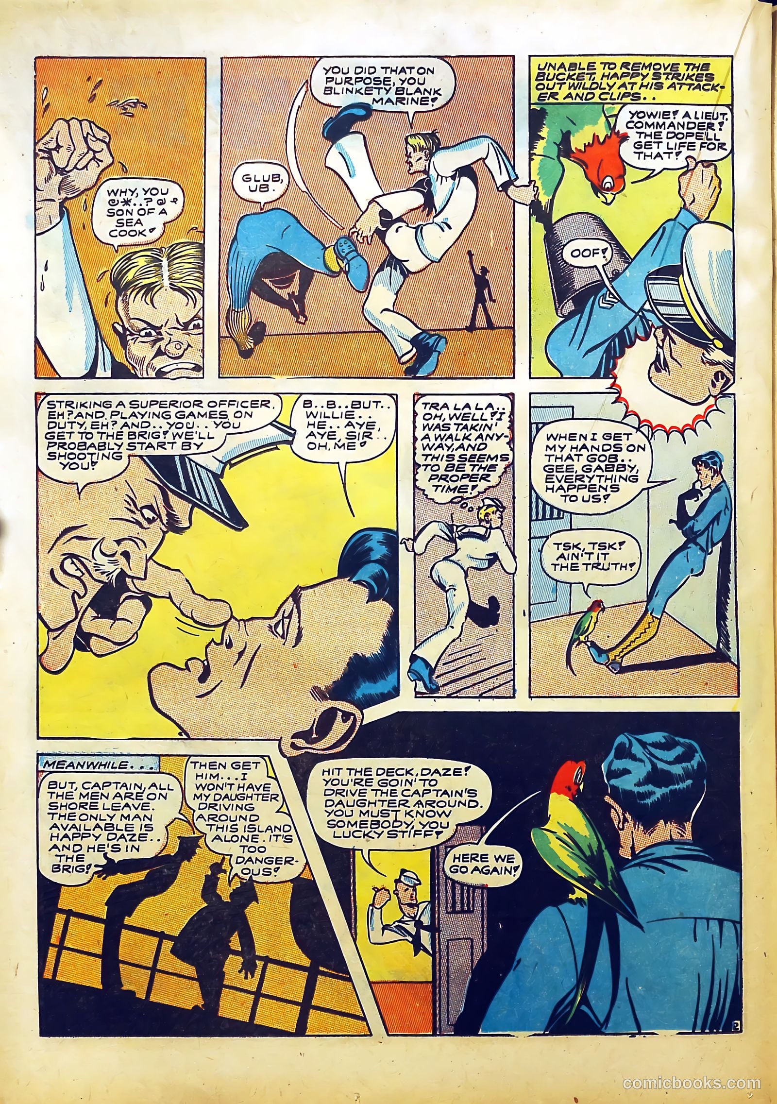 Bomber Comics #1 (1944) — page 38 of 60