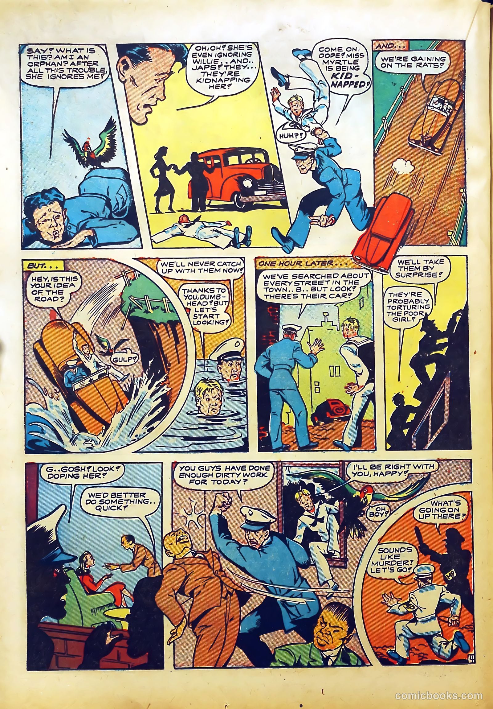 Bomber Comics #1 (1944) — page 40 of 60