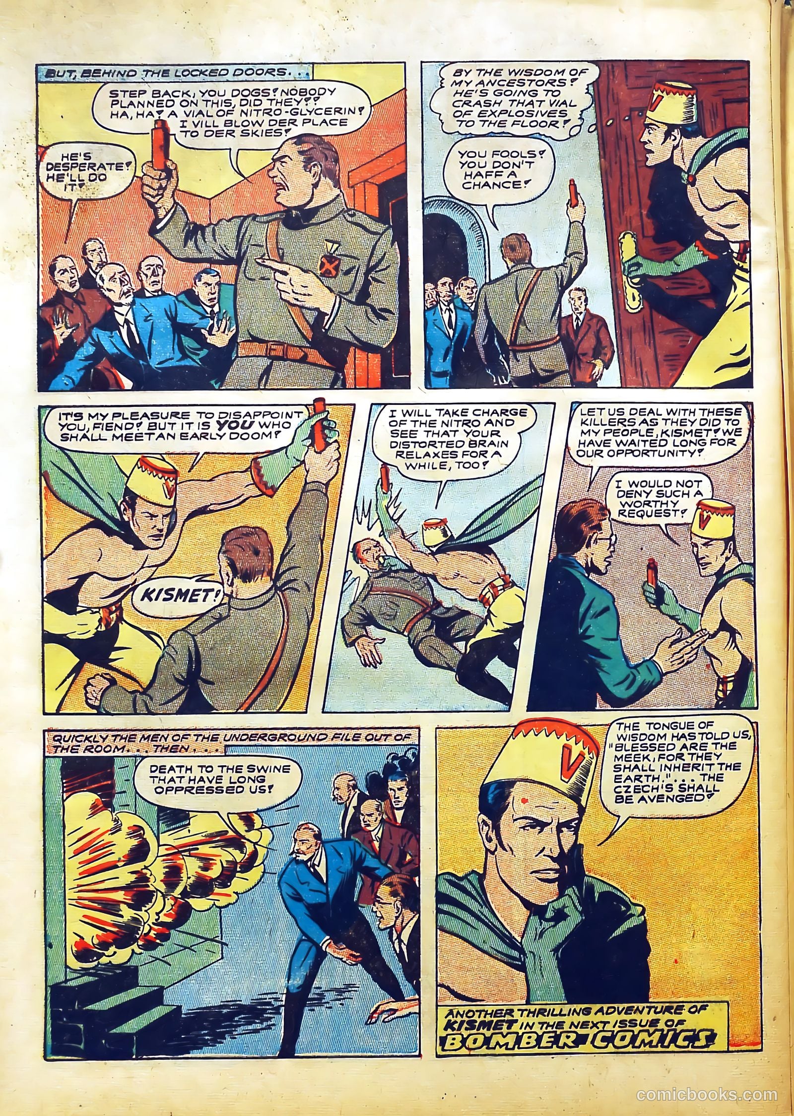 Bomber Comics #1 (1944) — page 56 of 60