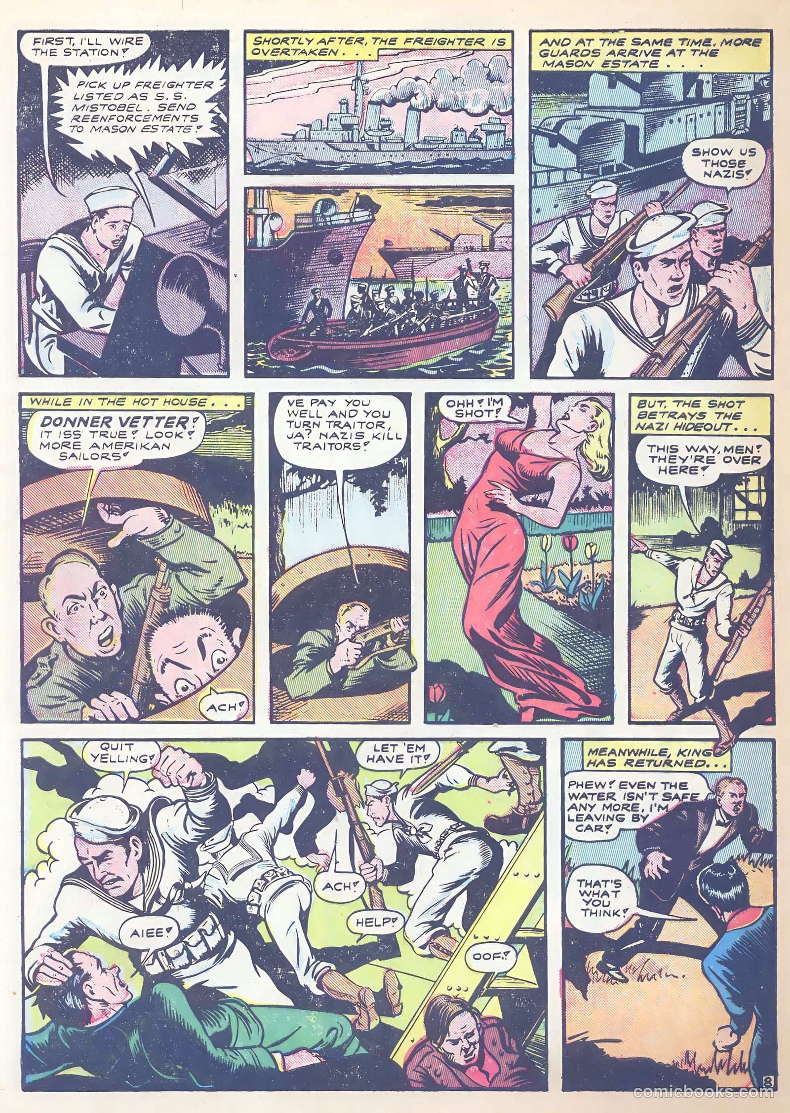 Bomber Comics #2 (1944) — page 9 of 49