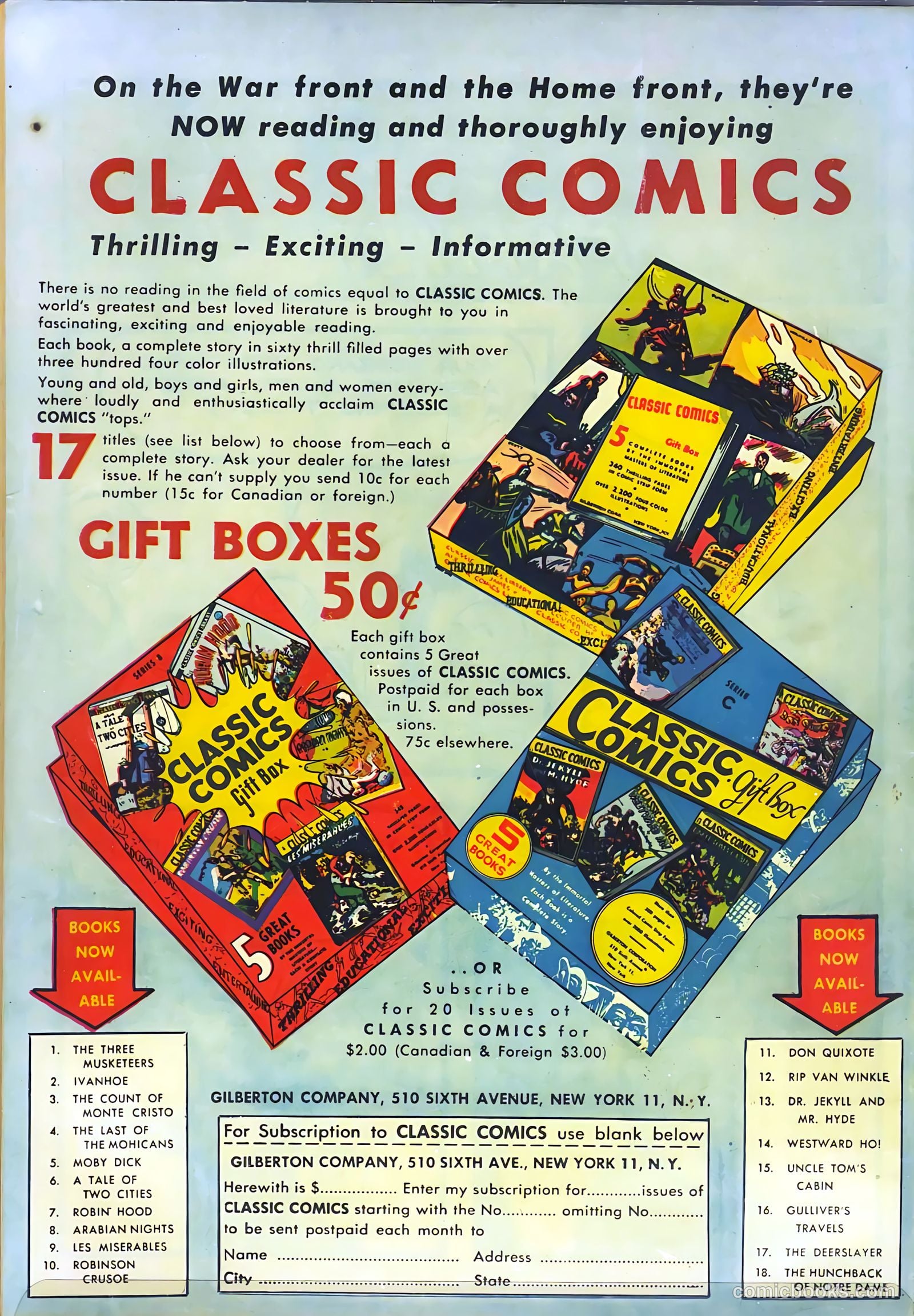 Bomber Comics #2 — page 47 of 47