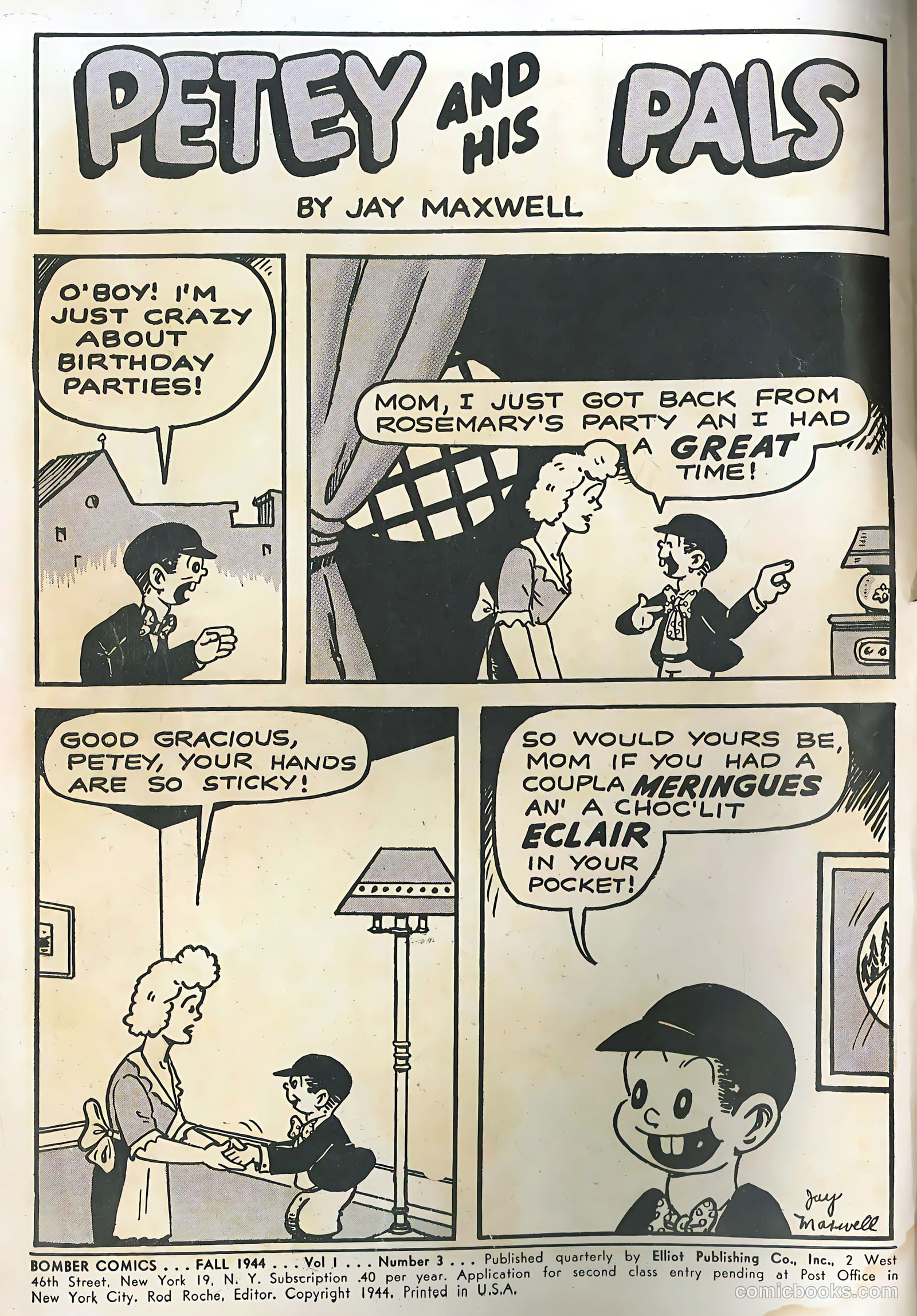 Bomber Comics #3 (1944) — page 2 of 52