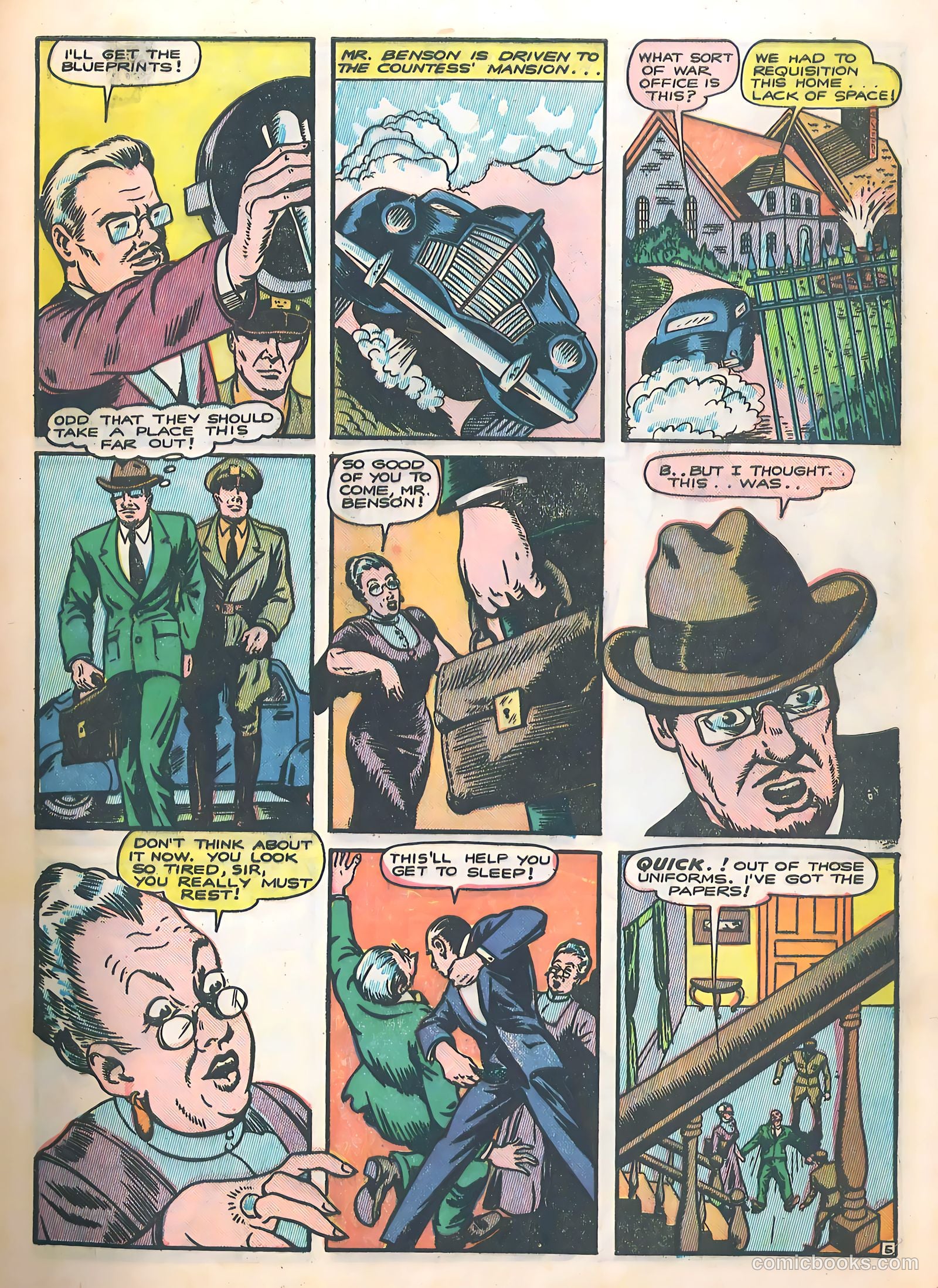 Bomber Comics #3 (1944) — page 7 of 52