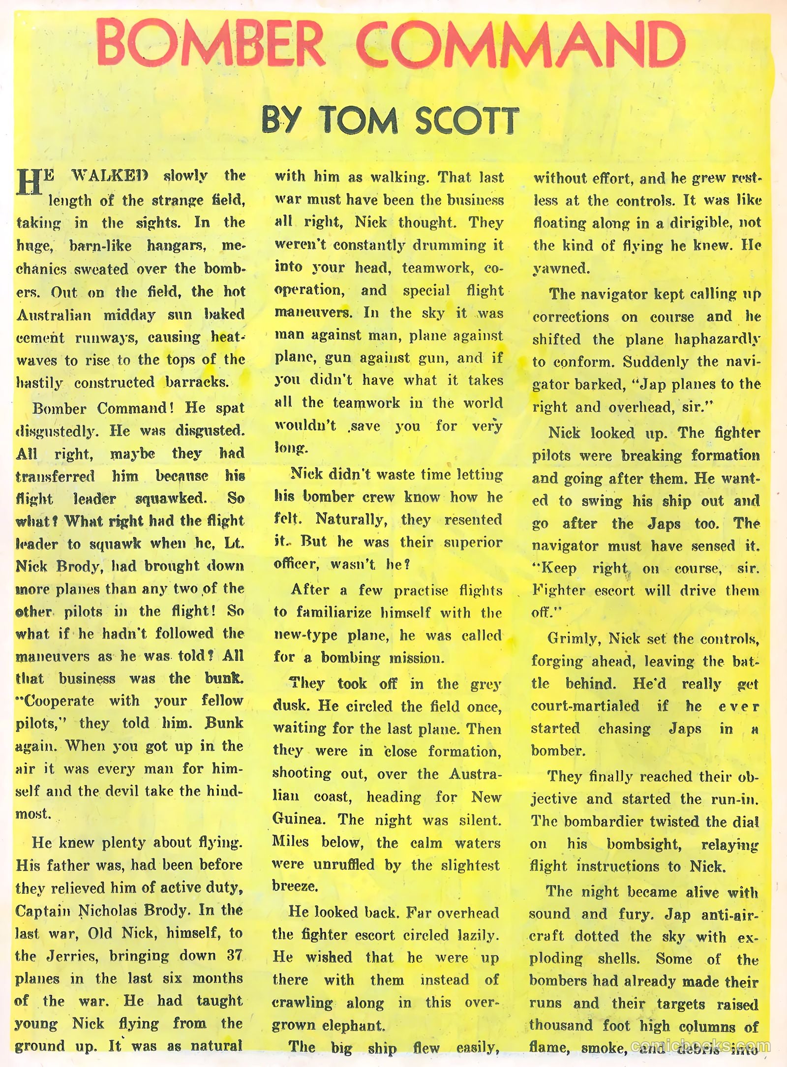 Bomber Comics #3 (1944) — page 30 of 52
