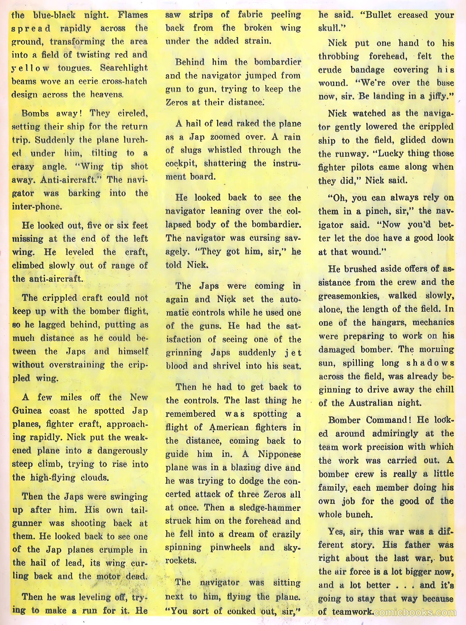 Bomber Comics #3 (1944) — page 31 of 52