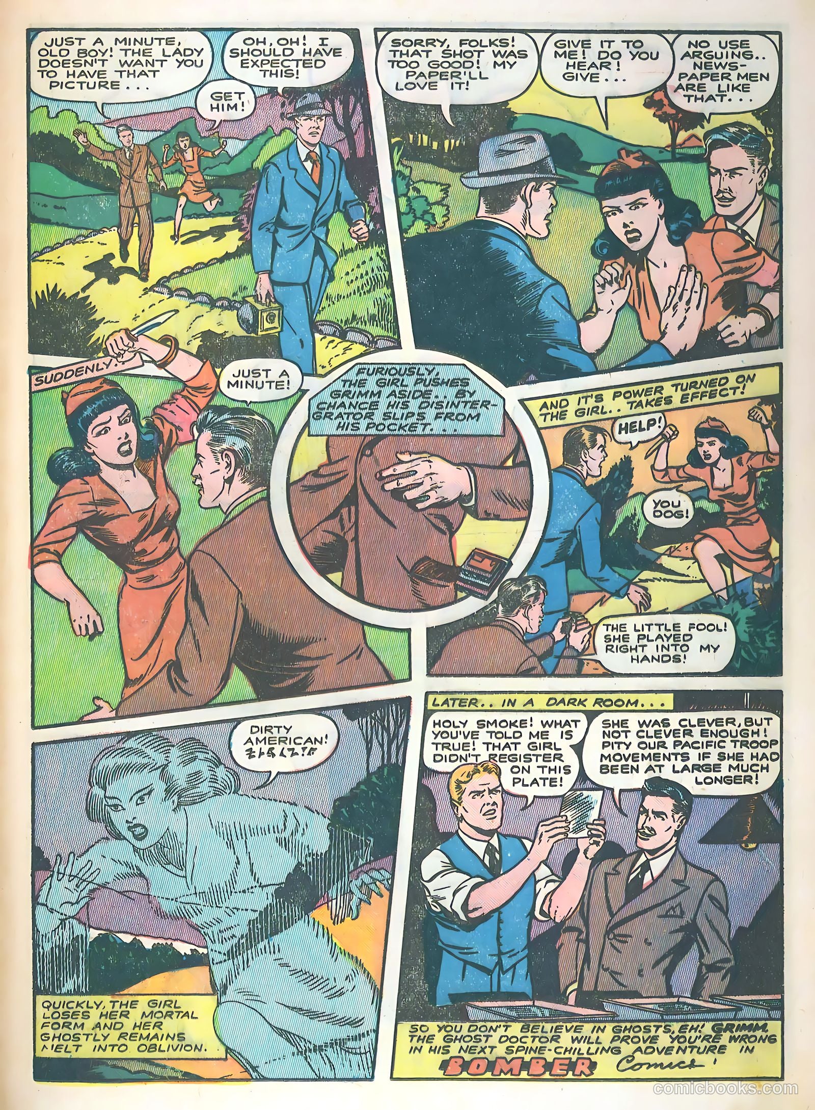 Bomber Comics #3 (1944) — page 37 of 52