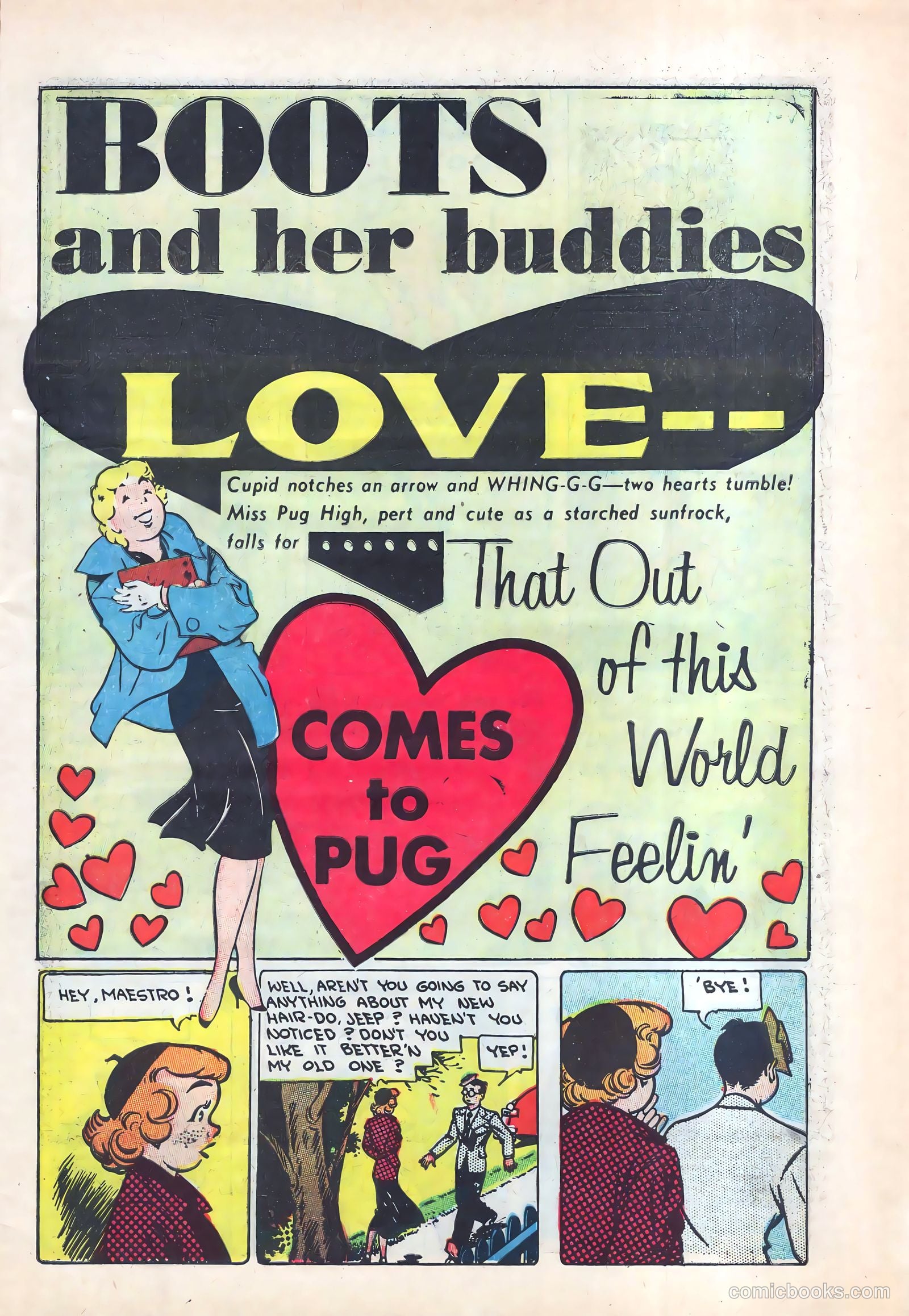 Boots and Her Buddies #1 (1955) — page 3 of 36