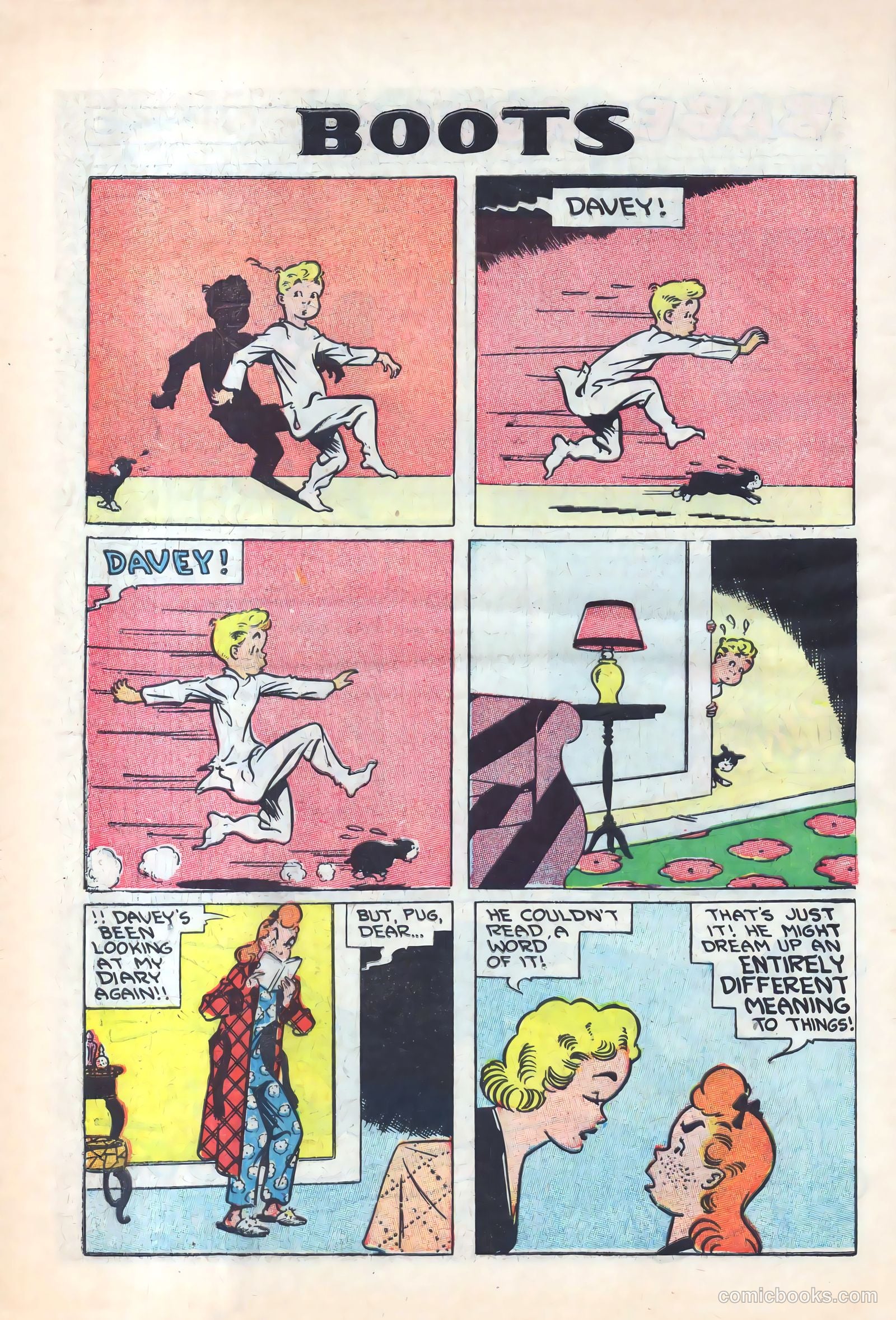 Boots and Her Buddies #1 (1955) — page 34 of 36