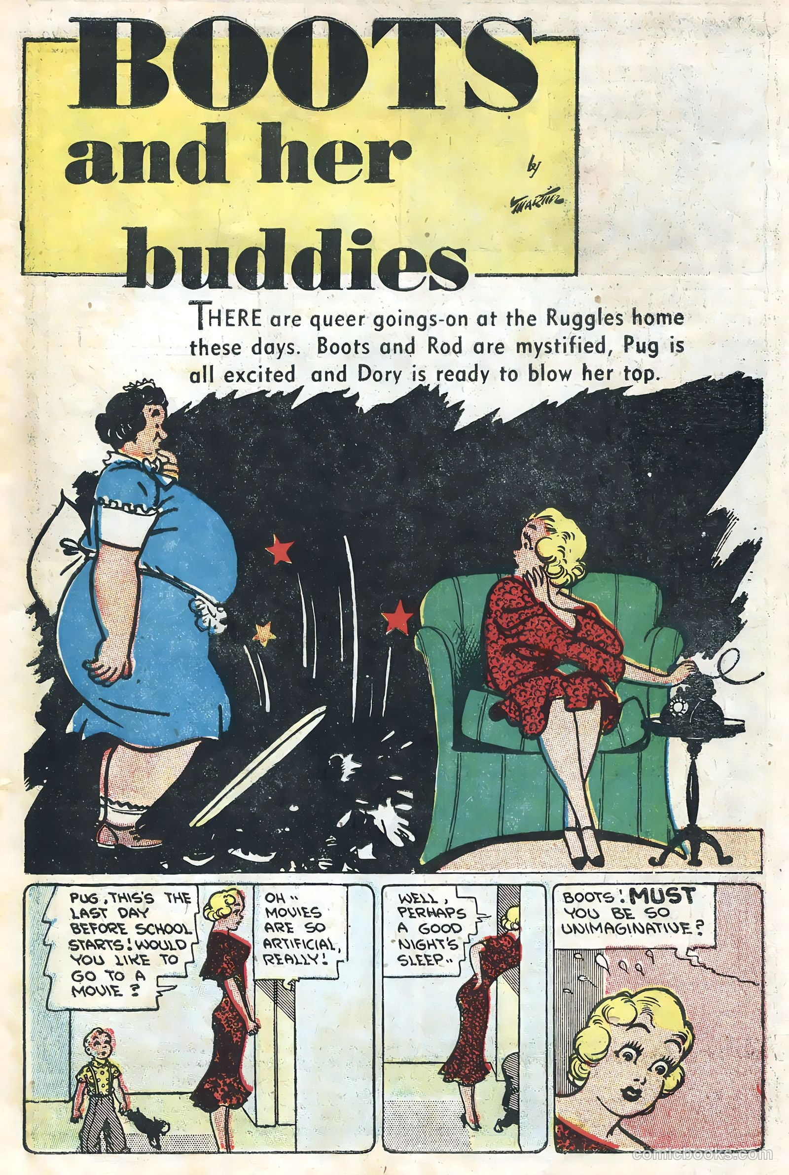 Boots and Her Buddies #3 (1956) — page 3 of 36