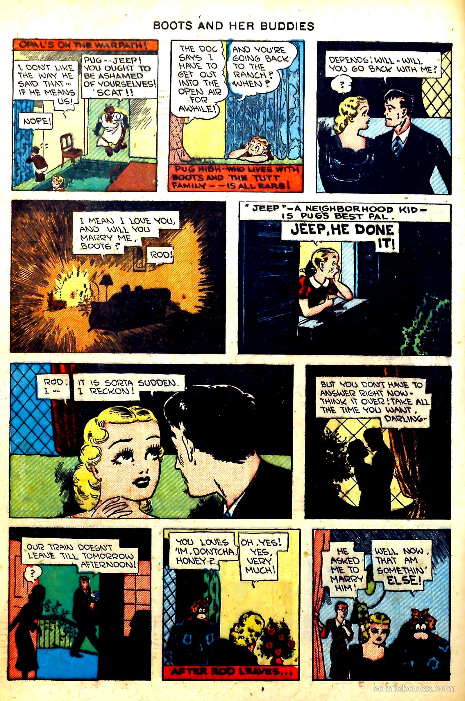 Boots and Her Buddies #8 (1949) — page 4 of 36