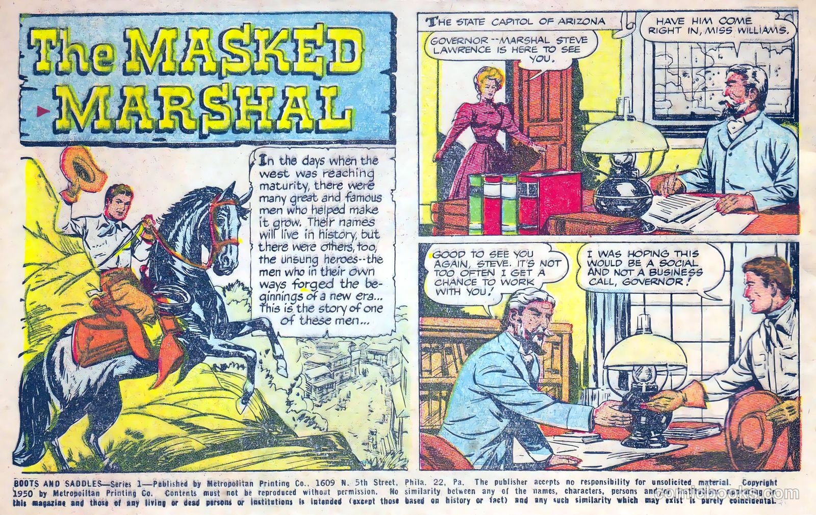 Boots and Saddles #1 (1950) — page 2 of 16