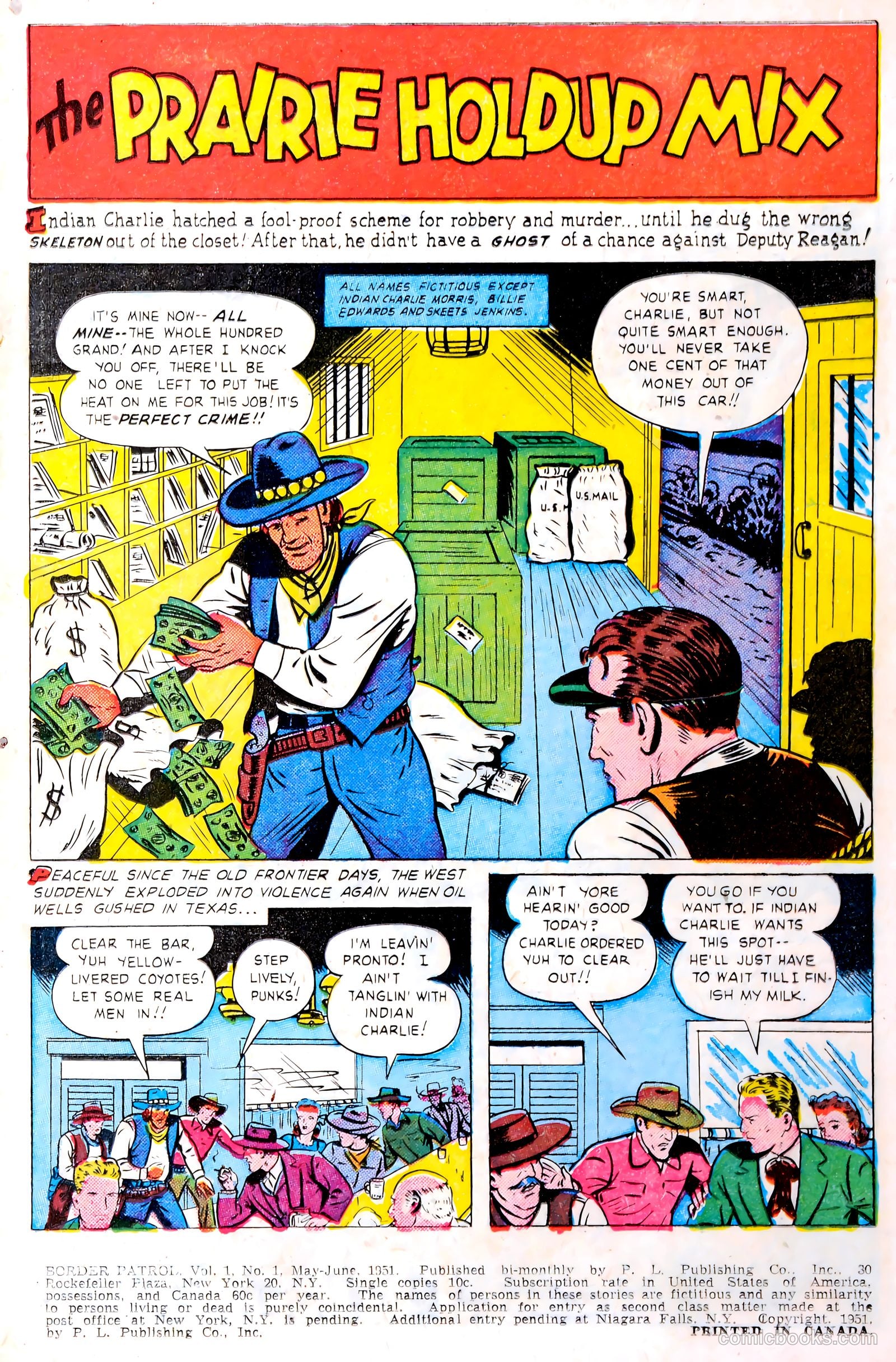 Border Patrol #1 (1951) — page 3 of 35
