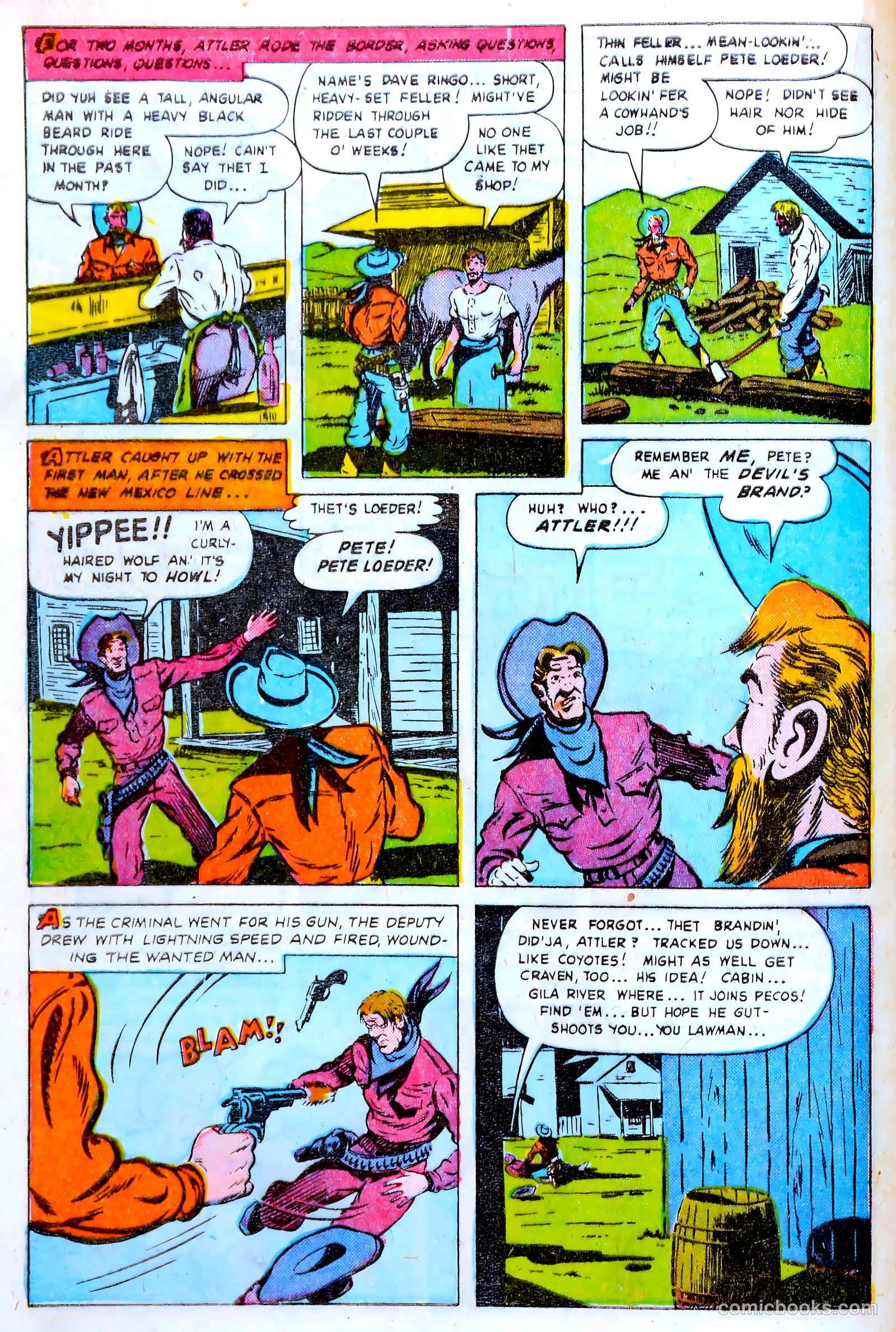 Border Patrol #1 (1951) — page 16 of 35