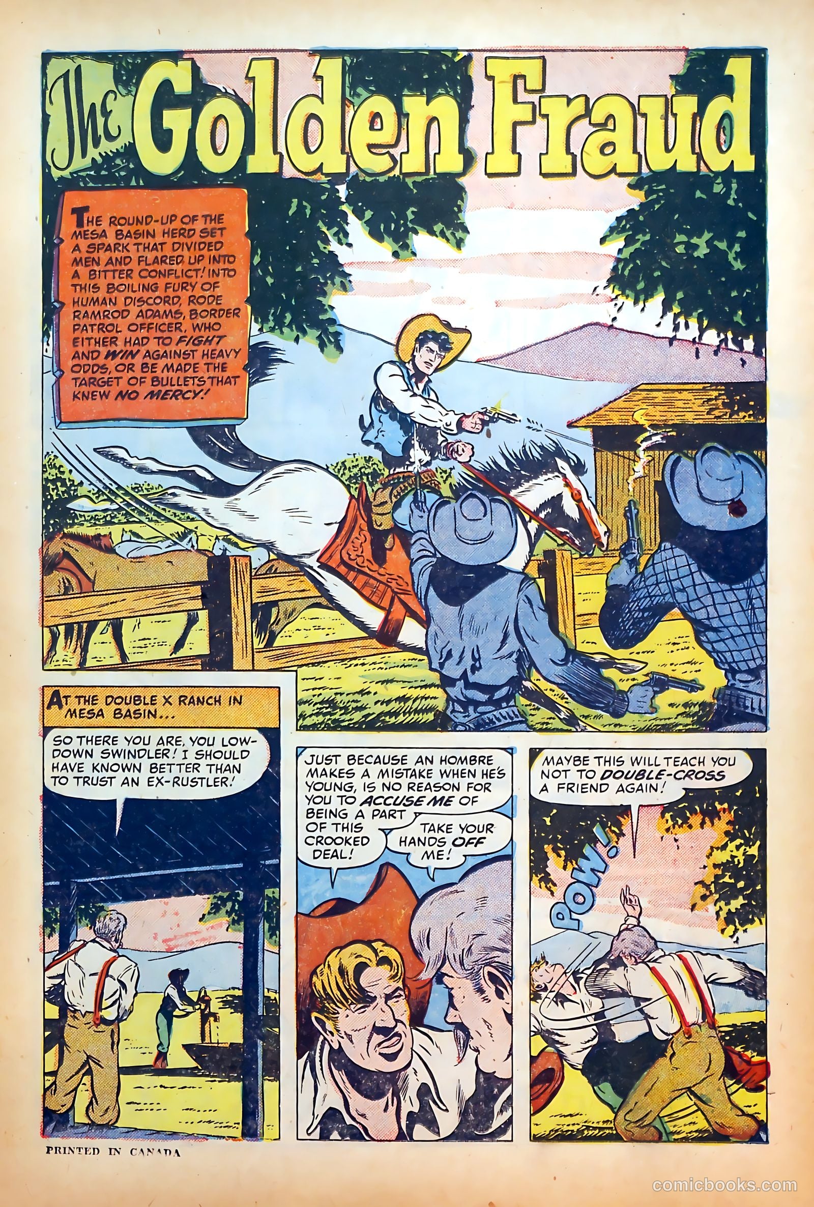 Border Patrol #2 (1951) — page 3 of 37