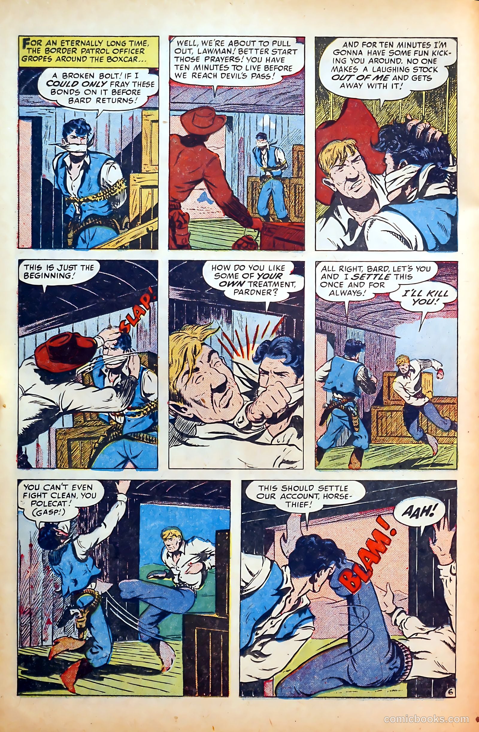 Border Patrol #2 (1951) — page 8 of 37