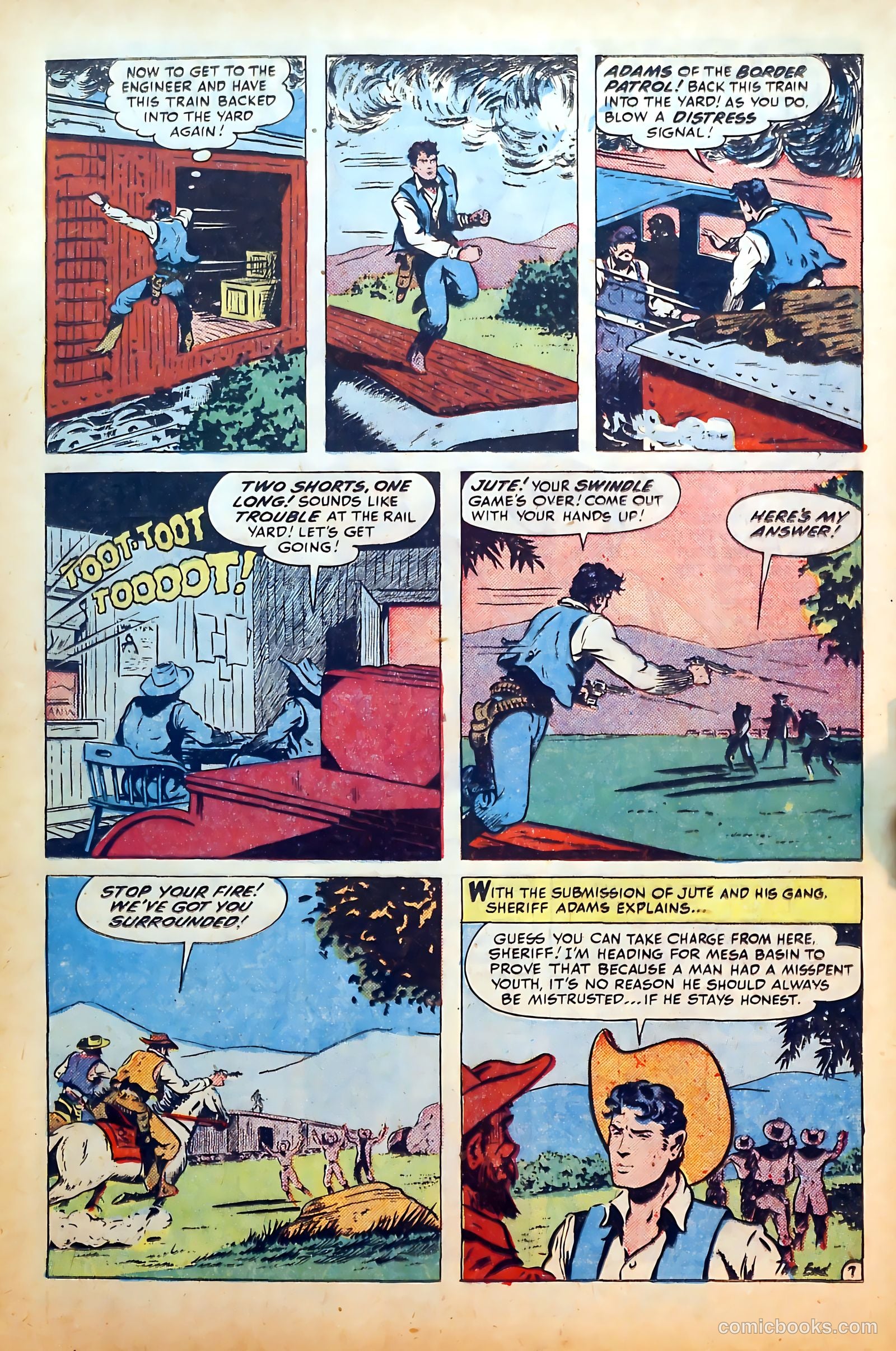 Border Patrol #2 (1951) — page 9 of 37