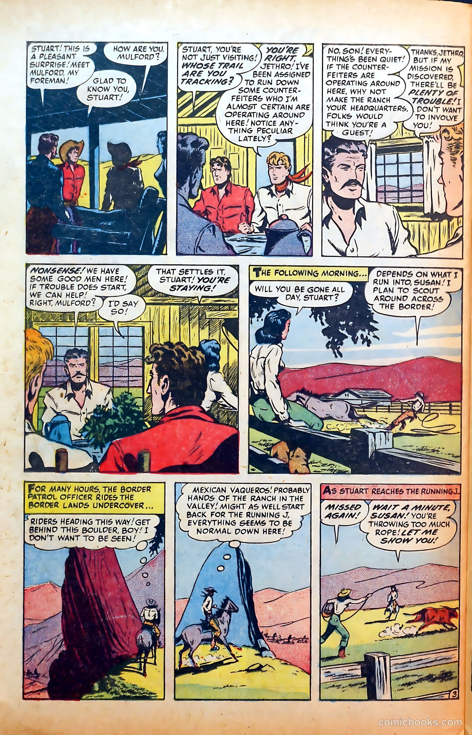 Border Patrol #2 (1951) — page 28 of 37