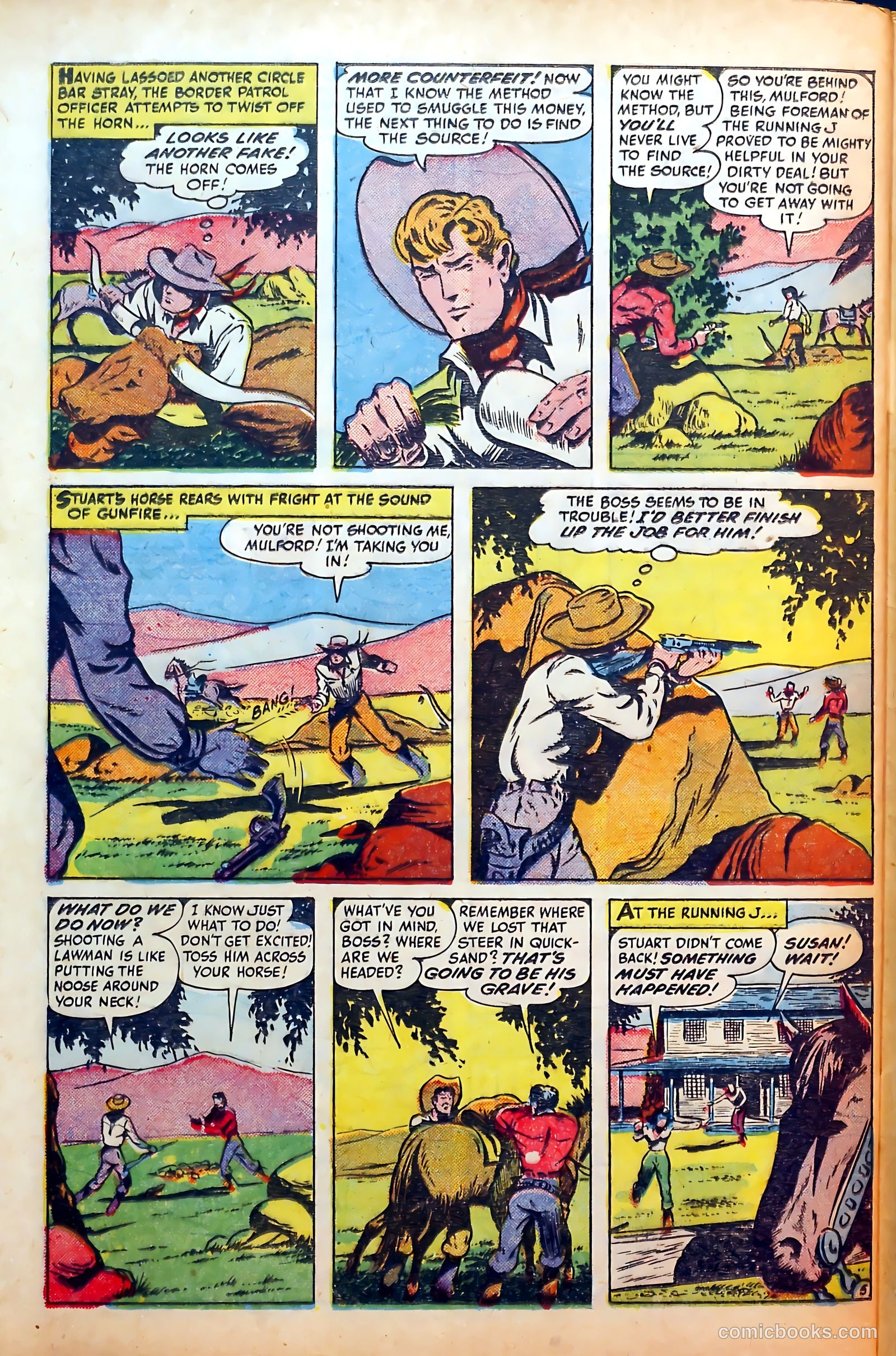 Border Patrol #2 (1951) — page 30 of 37
