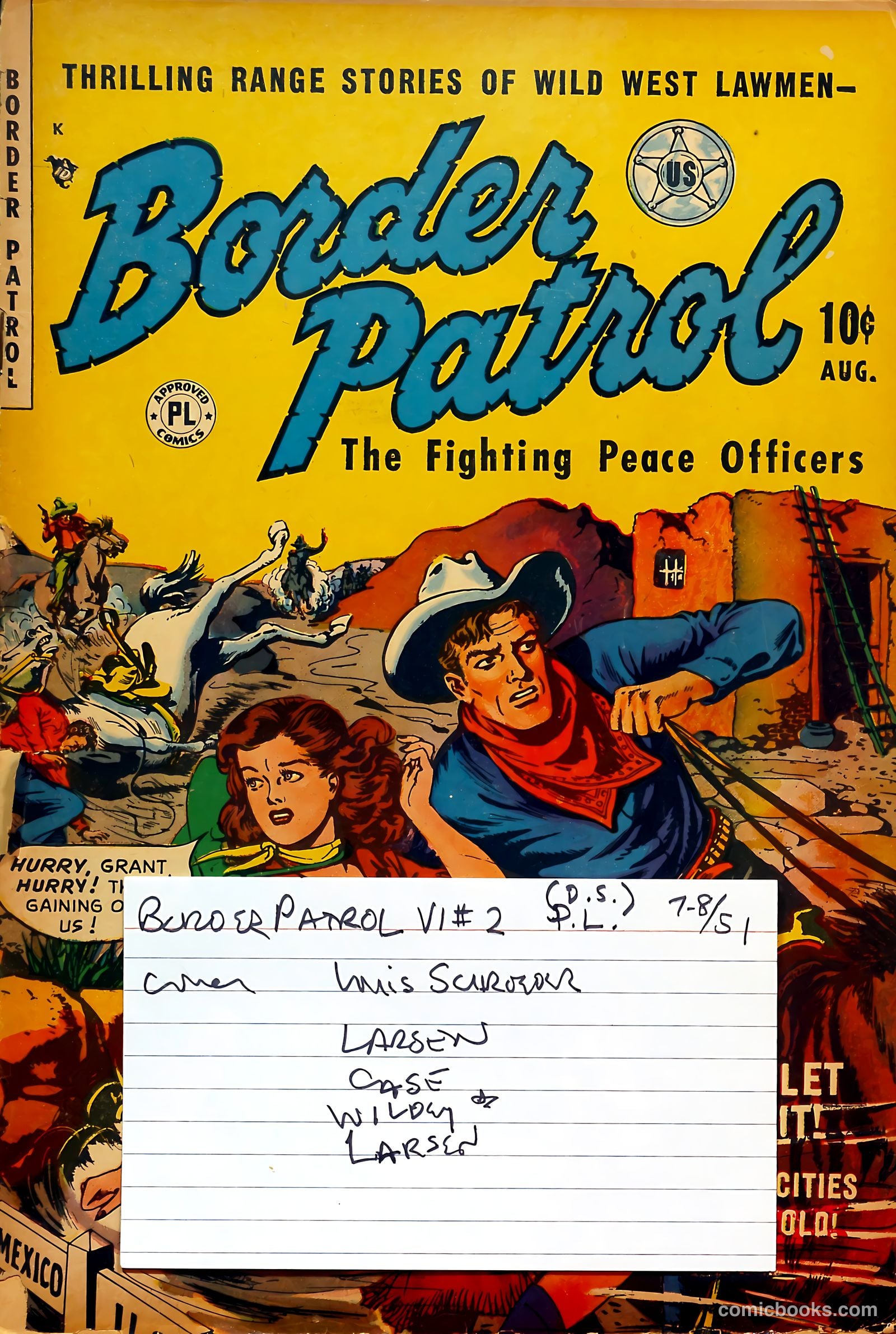 Border Patrol #2 (1951) — page 37 of 37