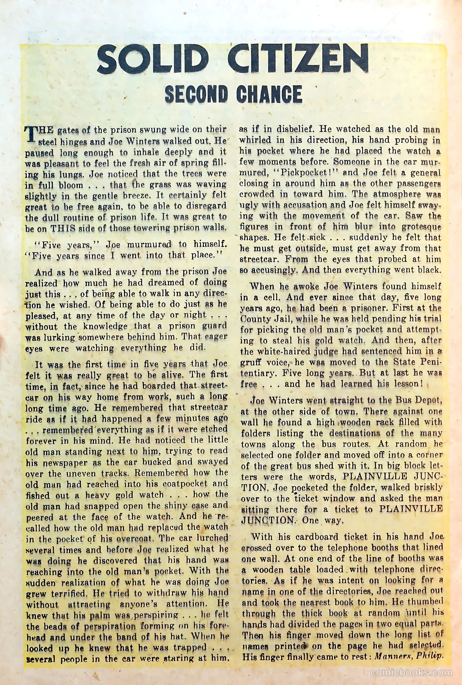 Border Patrol #3 (1951) — page 20 of 36