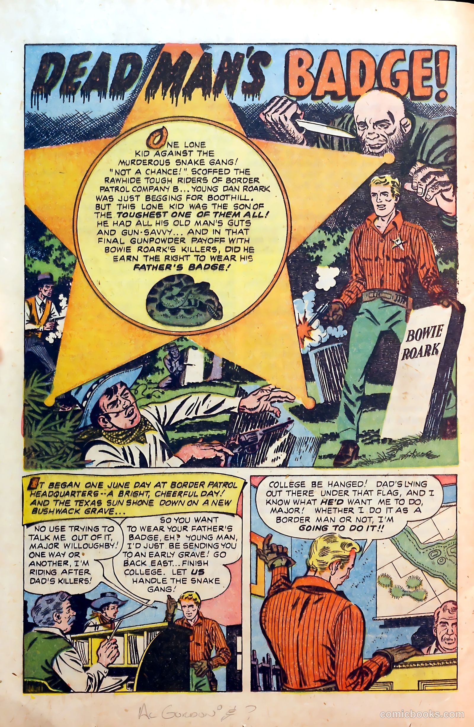 Border Patrol #3 (1951) — page 22 of 36