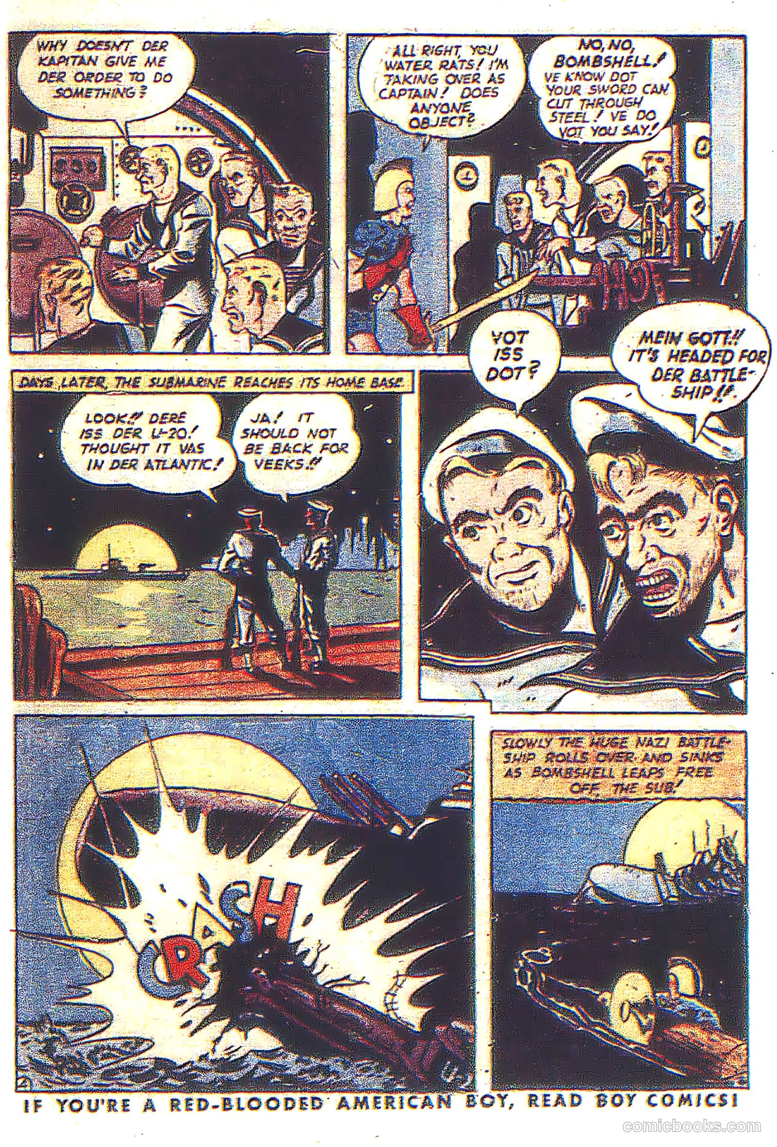 Boy Comics #6 (1942) — page 64 of 69