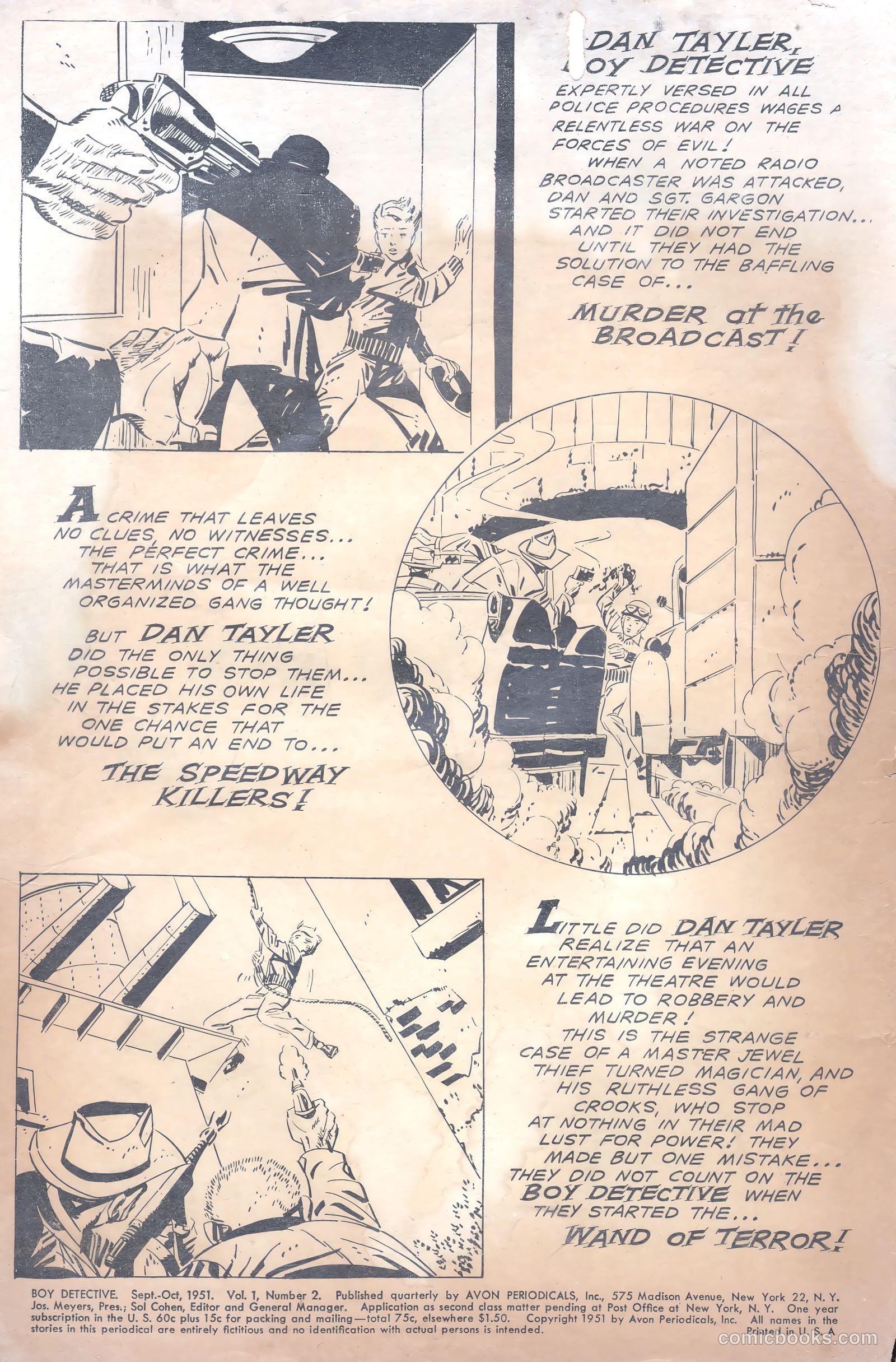 Boy Detective #2 (1951) — page 2 of 36