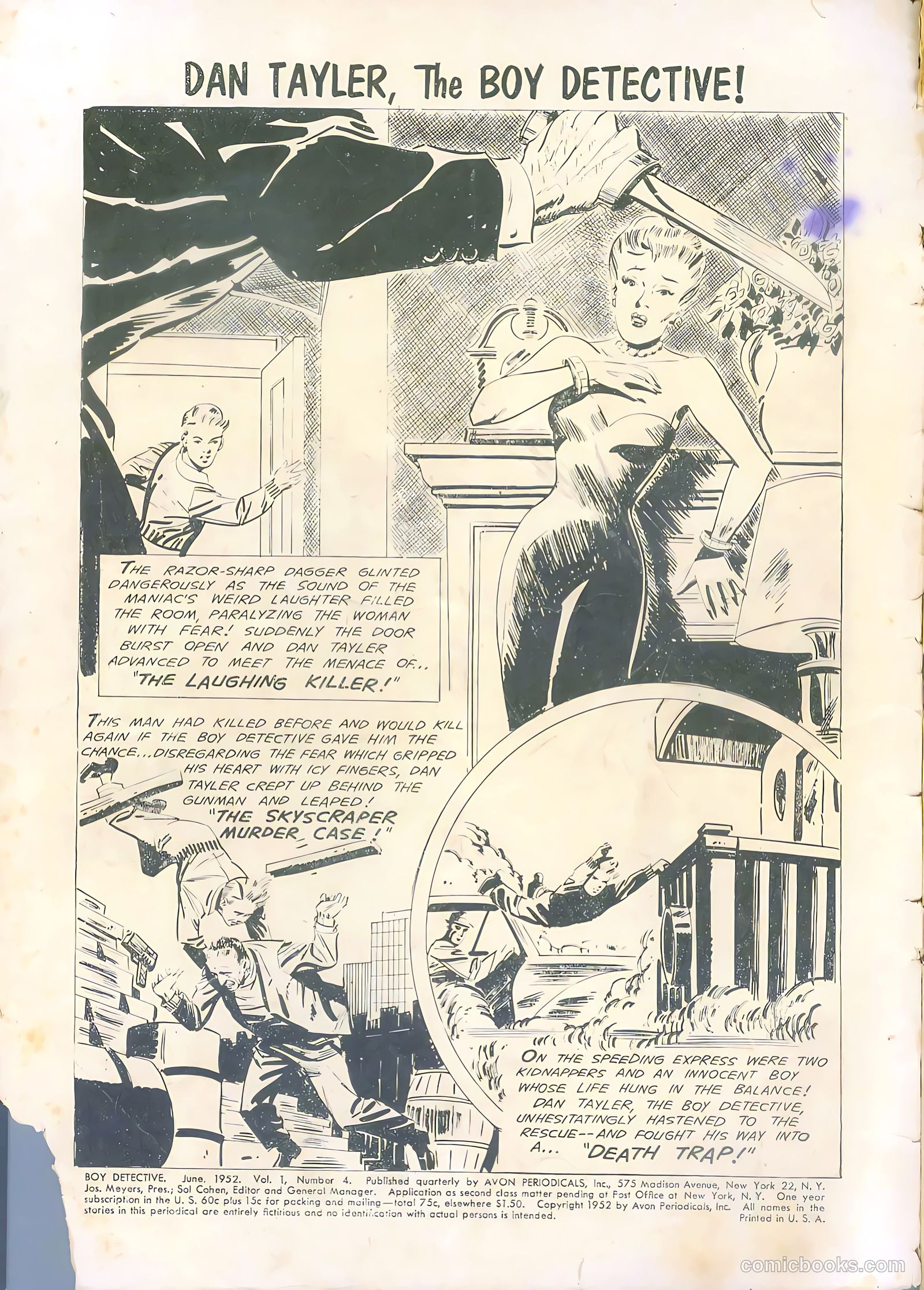 Boy Detective #4 (1952) — page 2 of 36