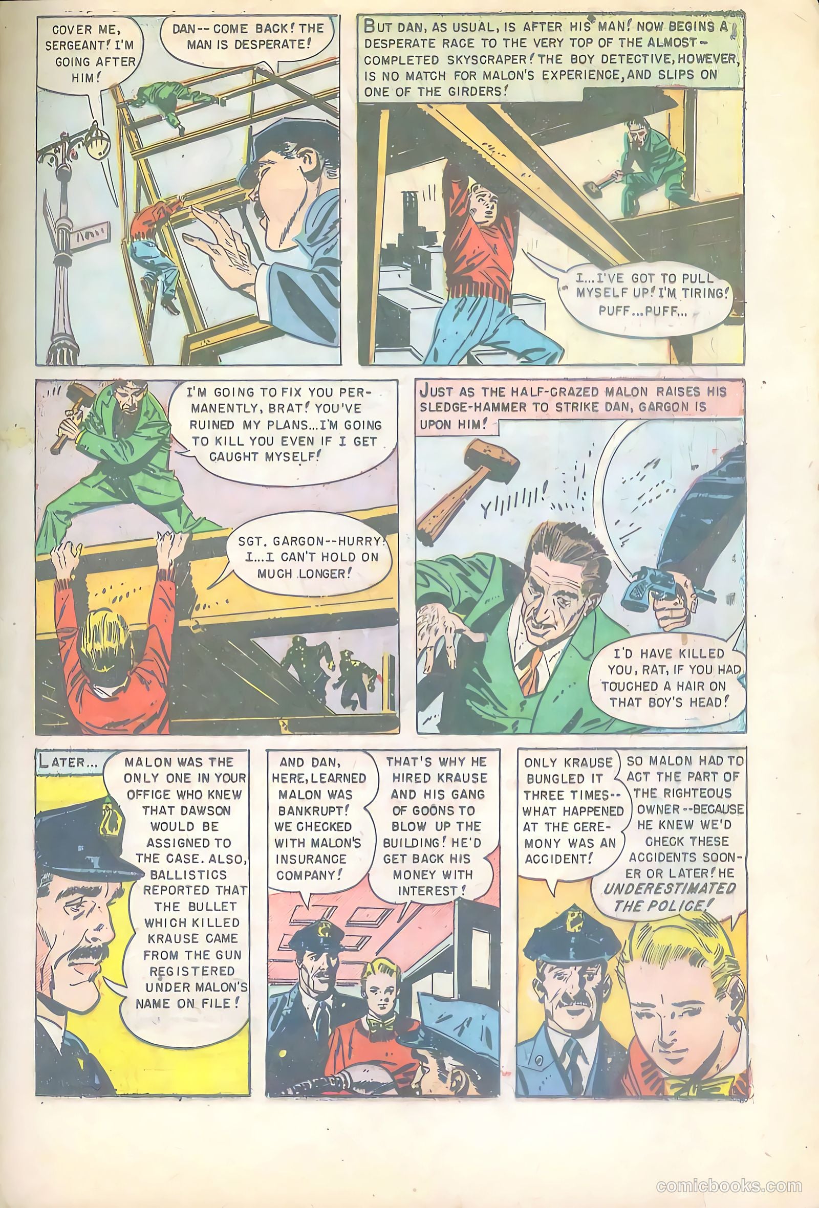 Boy Detective #4 (1952) — page 25 of 36