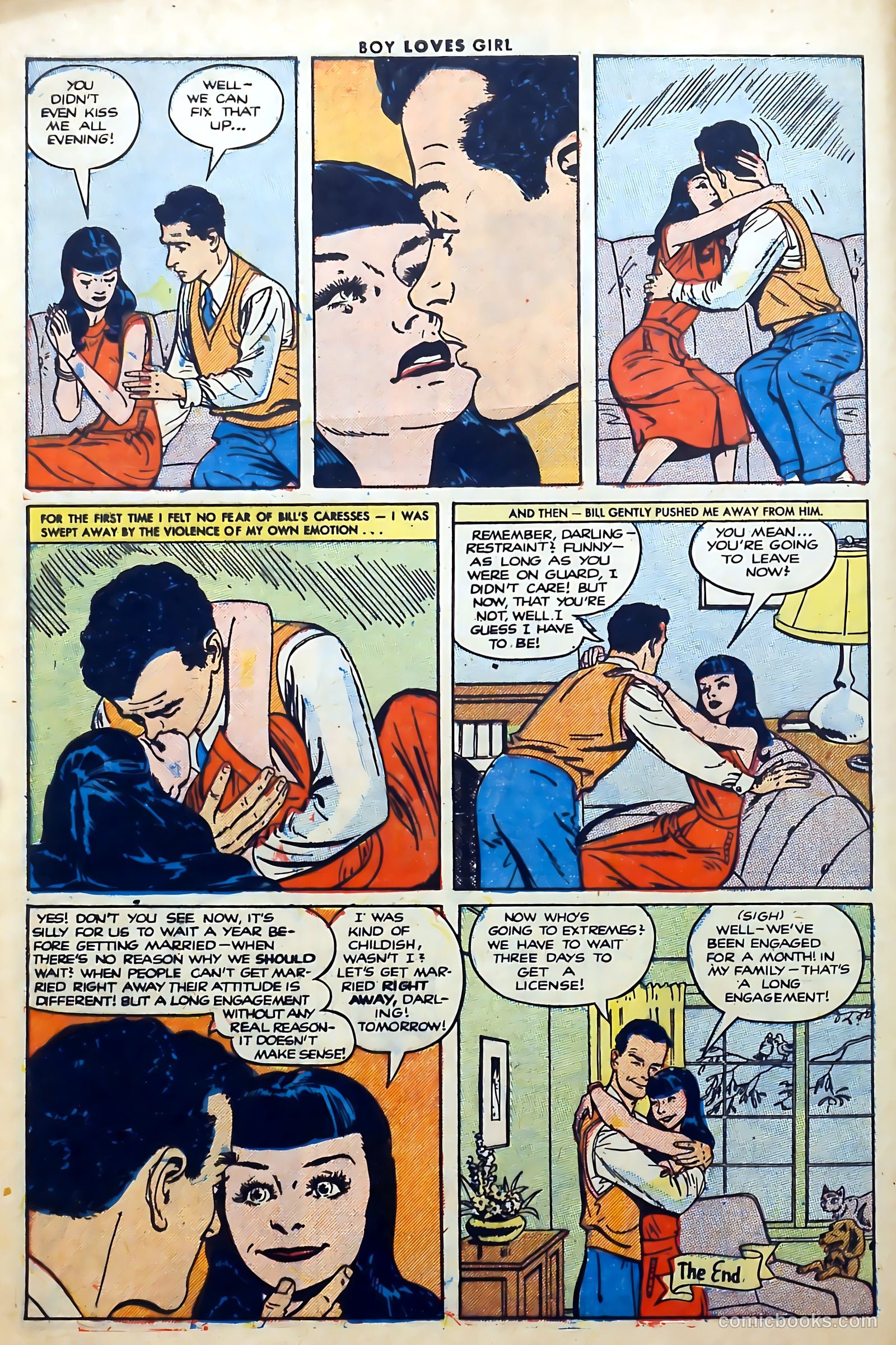 Boy Loves Girl #26 (1952) — page 9 of 37