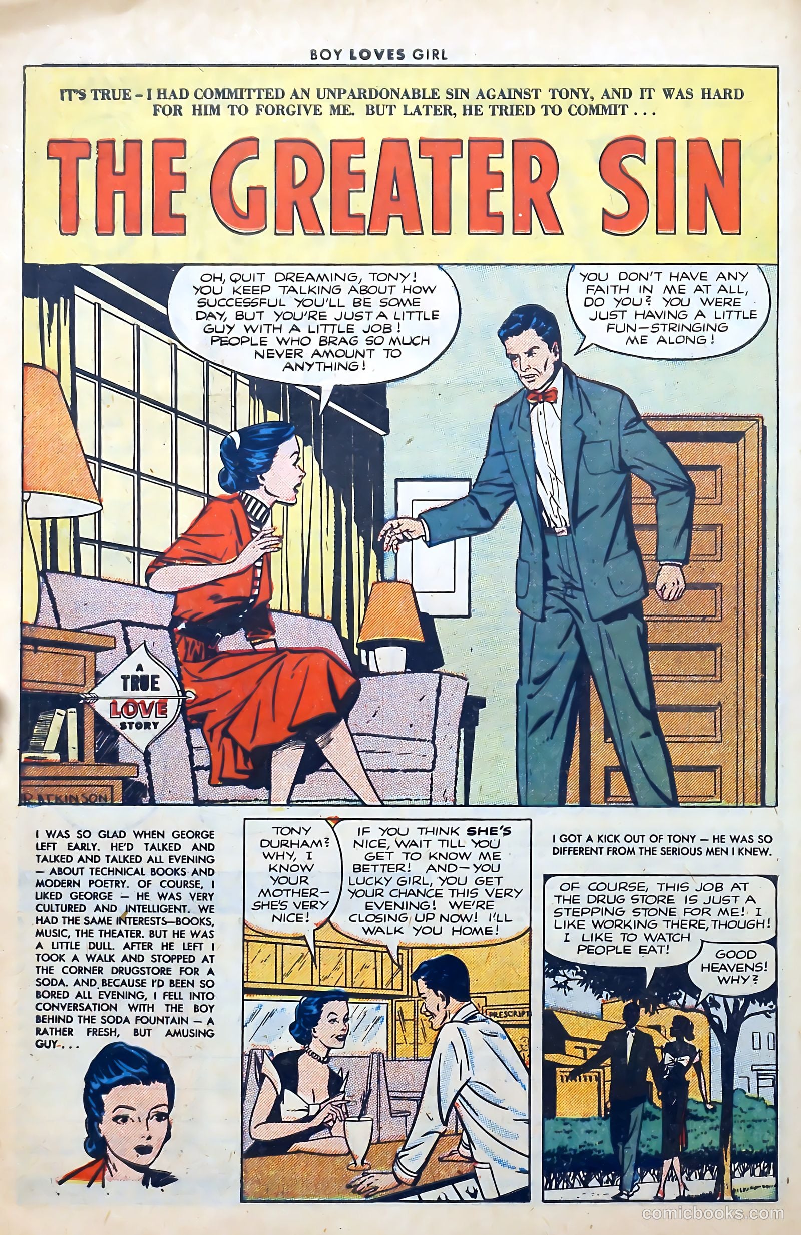 Boy Loves Girl #26 (1952) — page 11 of 37
