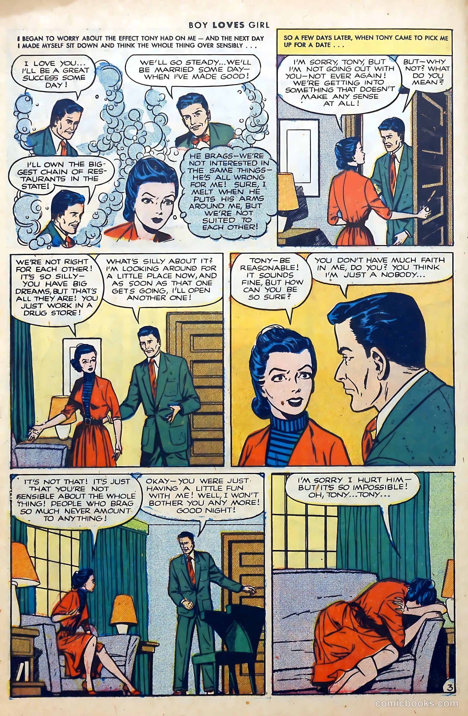 Boy Loves Girl #26 (1952) — page 13 of 37