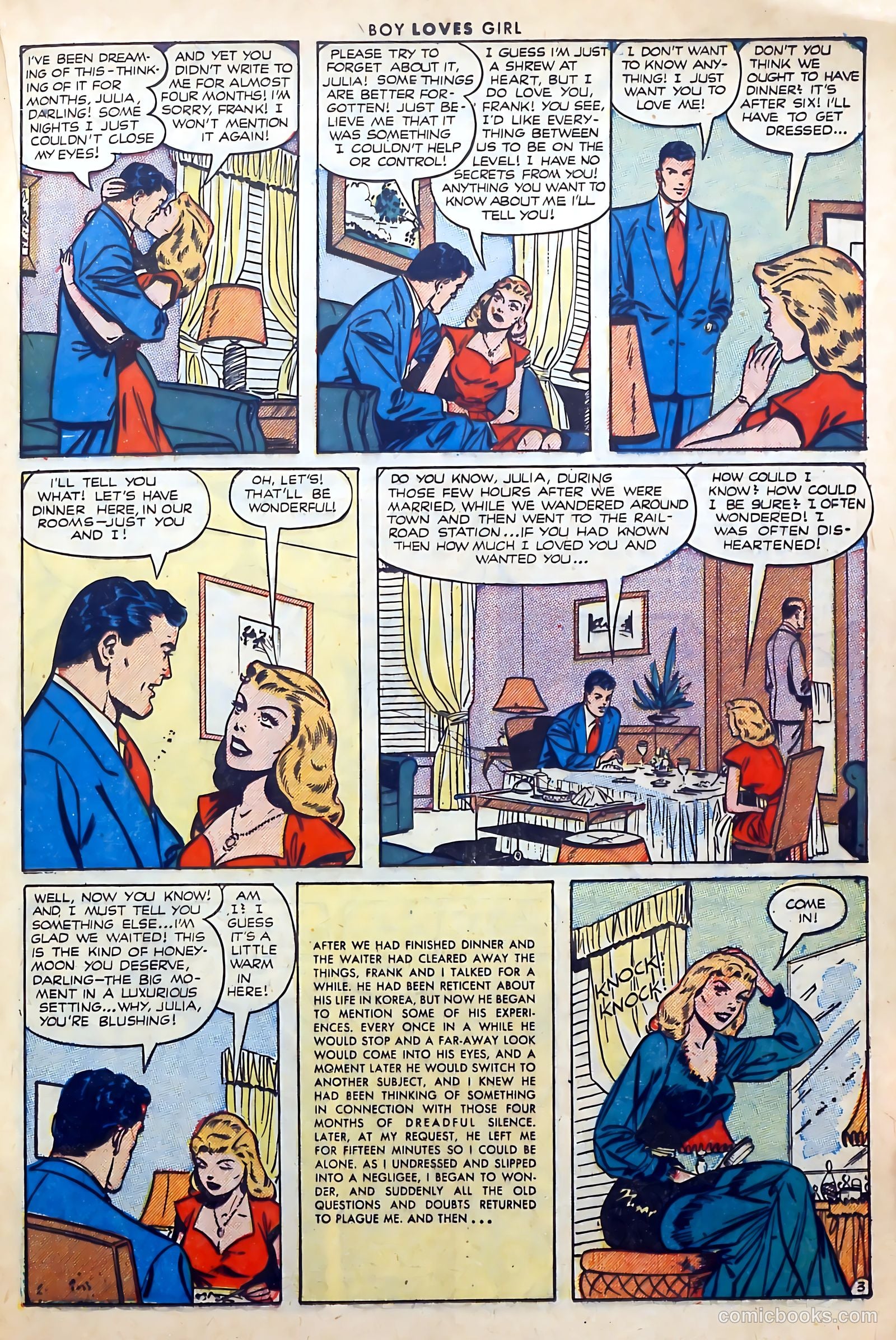 Boy Loves Girl #26 (1952) — page 22 of 37