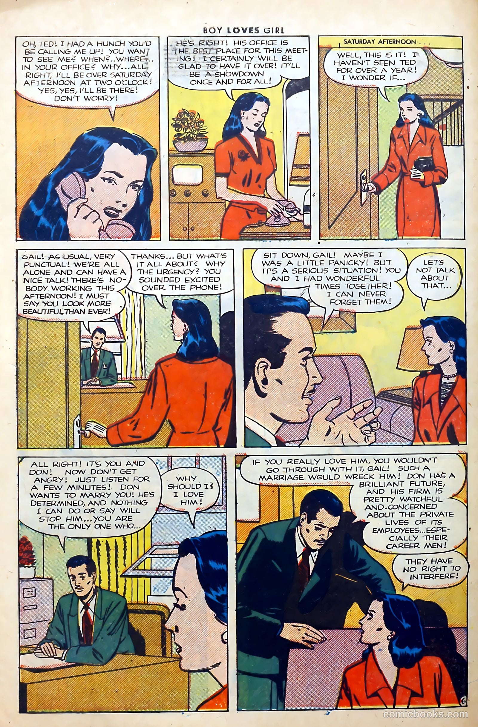 Boy Loves Girl #26 (1952) — page 31 of 37