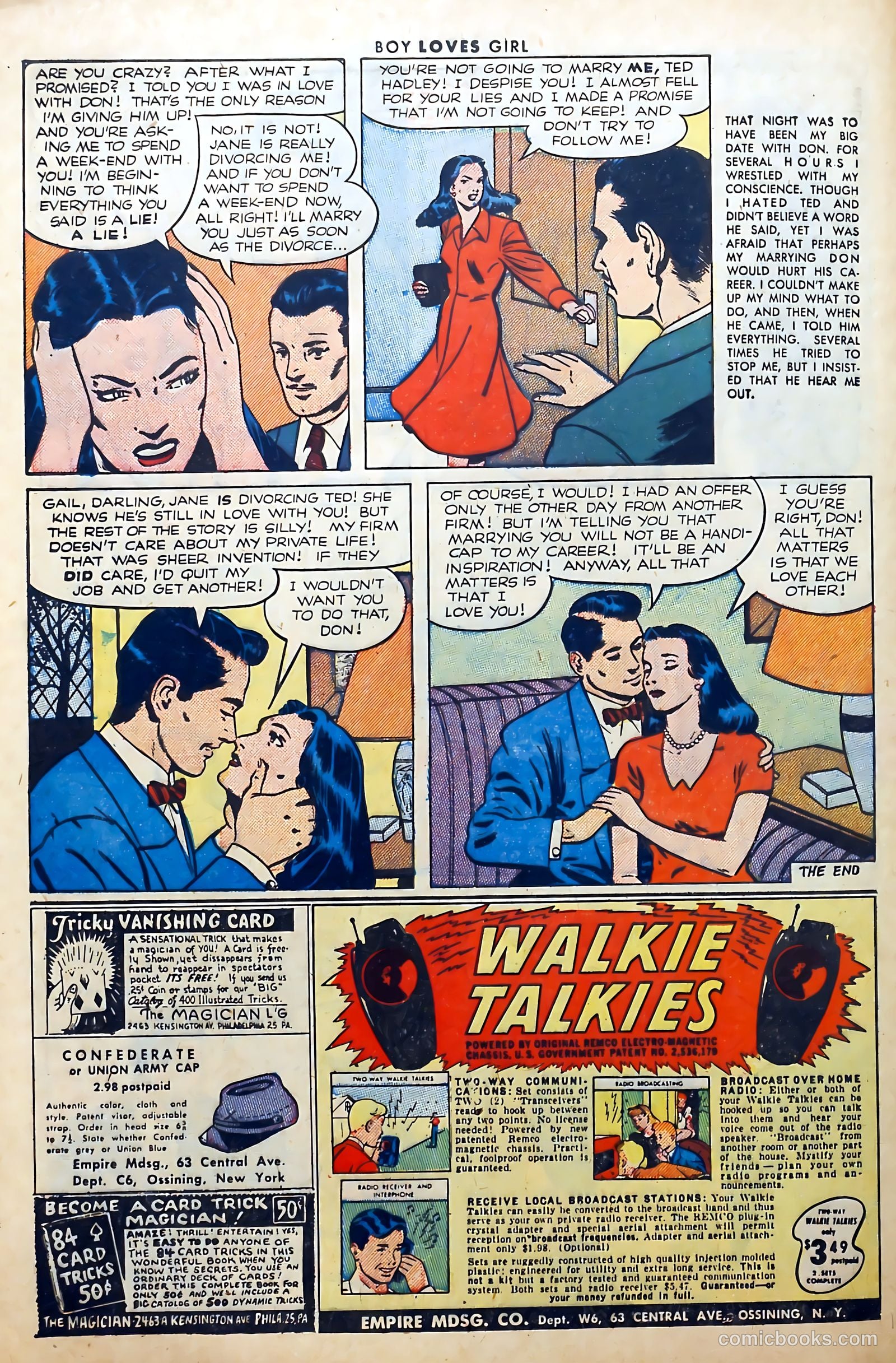 Boy Loves Girl #26 (1952) — page 33 of 37