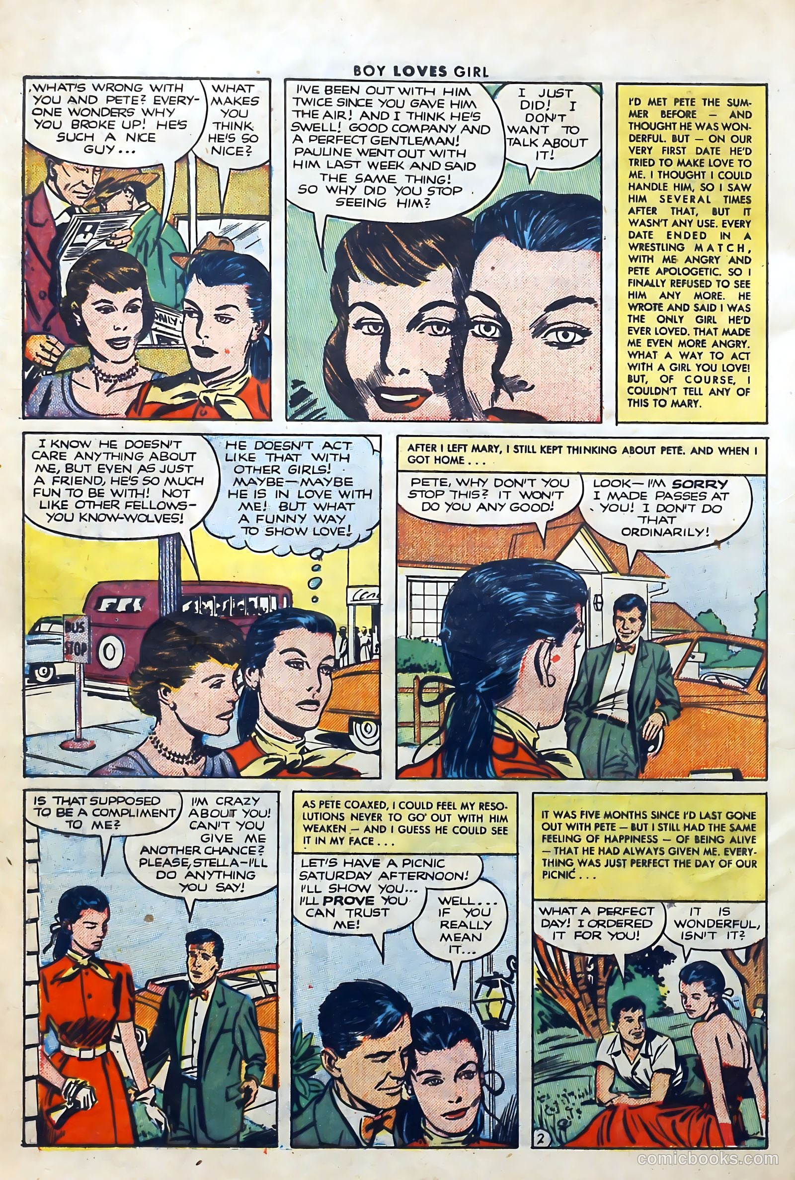 Boy Loves Girl #27 (1952) — page 4 of 36