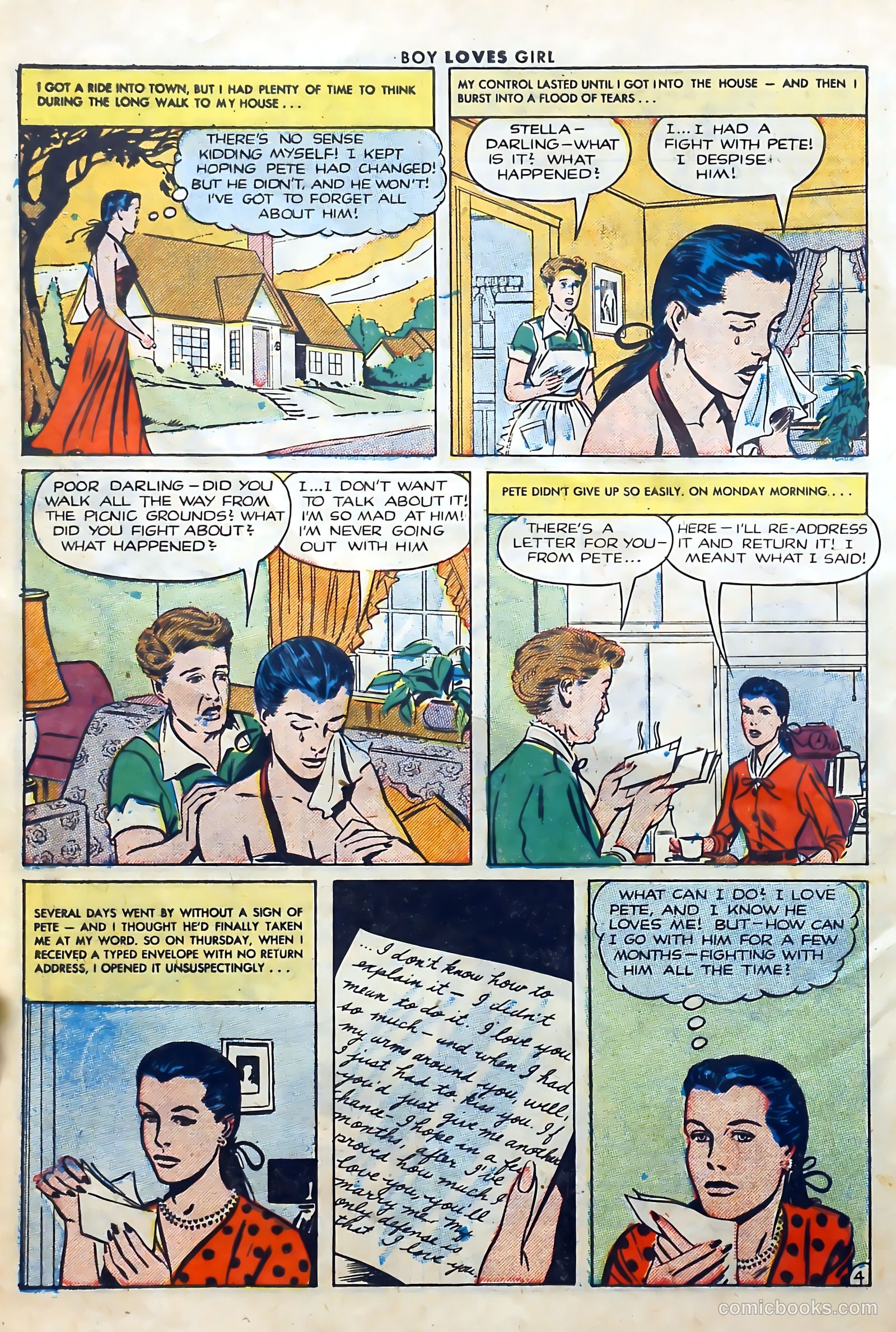 Boy Loves Girl #27 (1952) — page 6 of 36