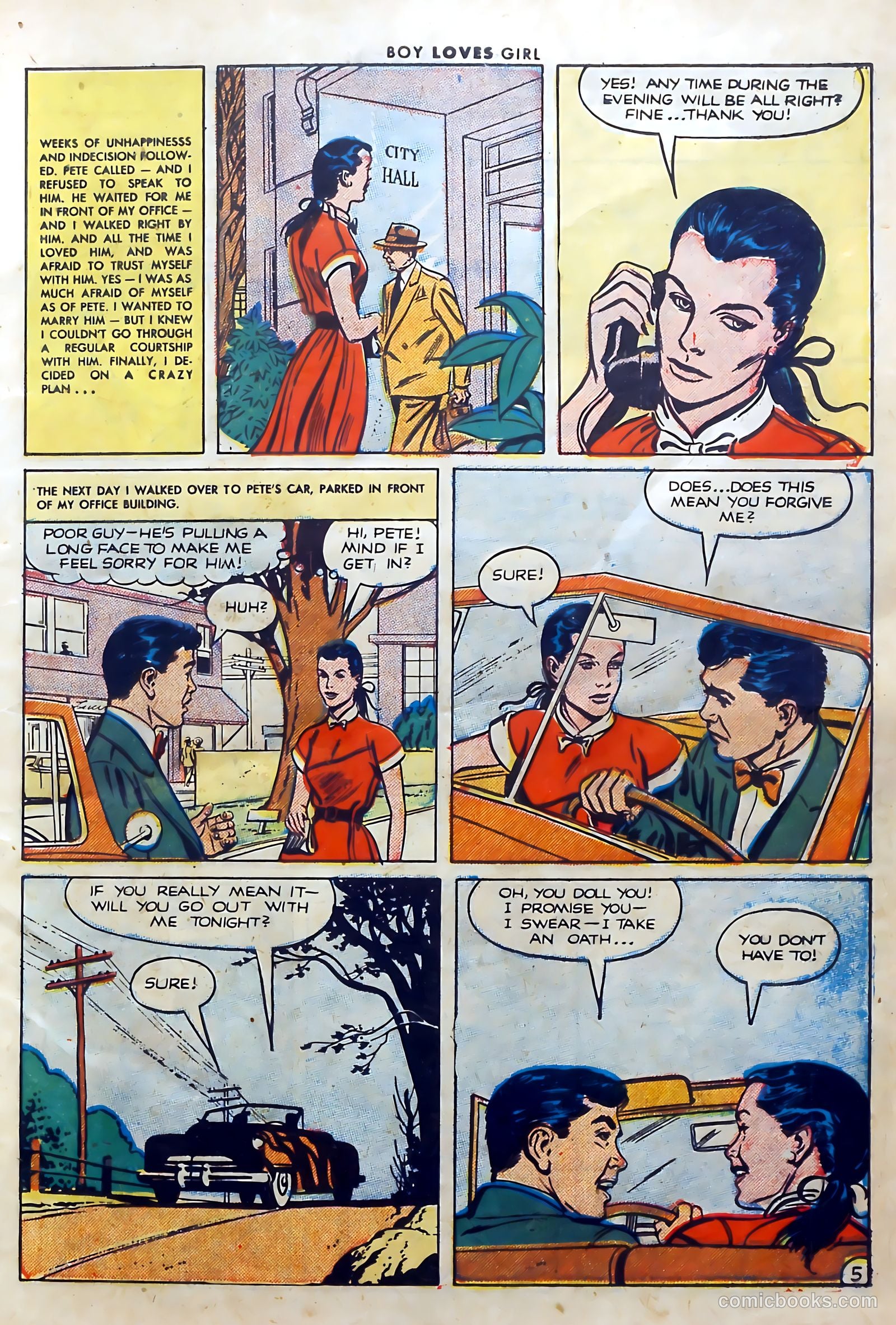Boy Loves Girl #27 (1952) — page 7 of 36